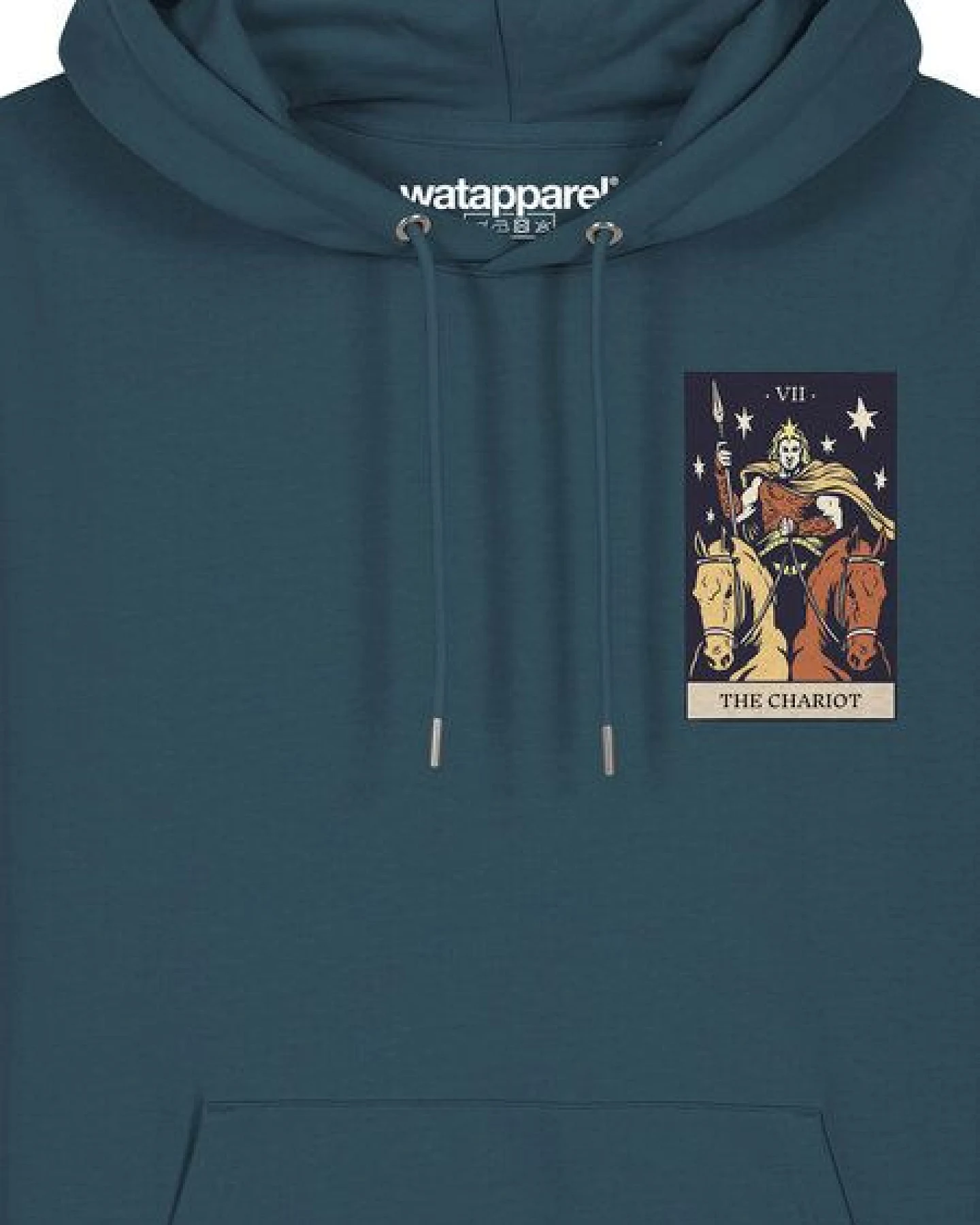 watapparel Hoodie Unisex Tarot The Chariot – Ansicht 3