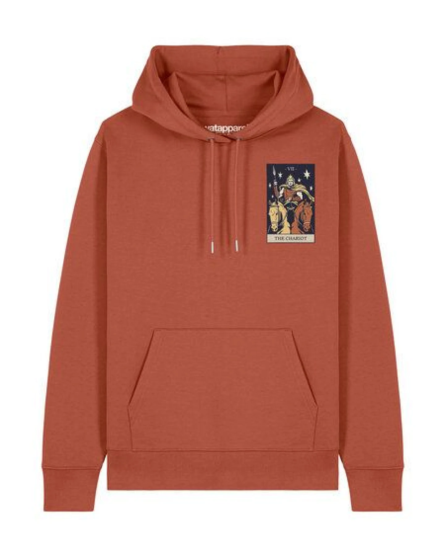 watapparel Hoodie Unisex Tarot The Chariot – Ansicht 2