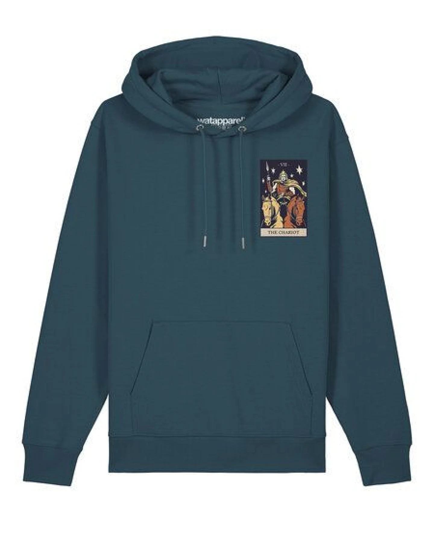 watapparel Hoodie Unisex Tarot The Chariot – Ansicht 2