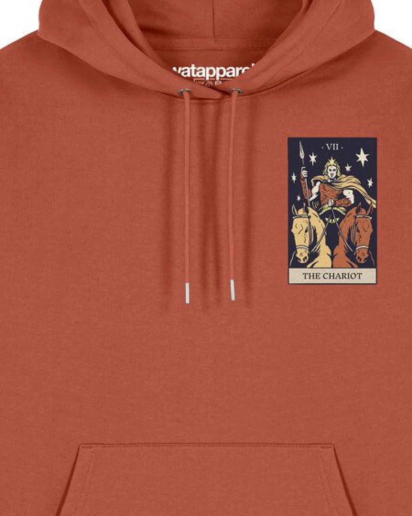 watapparel Hoodie Unisex Tarot The Chariot – Ansicht 3