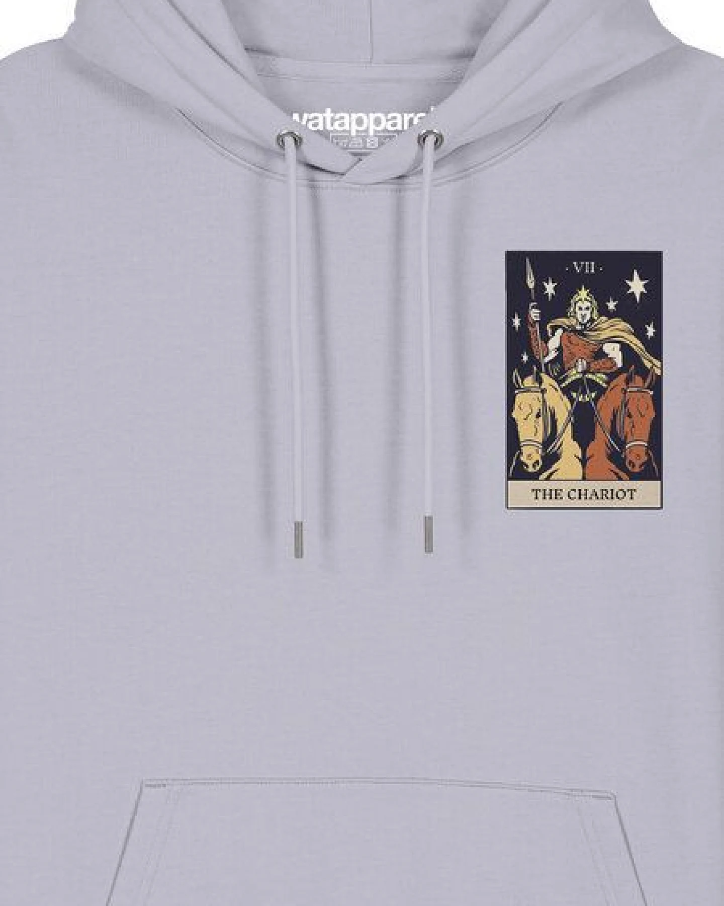 watapparel Hoodie Unisex Tarot The Chariot – Ansicht 3