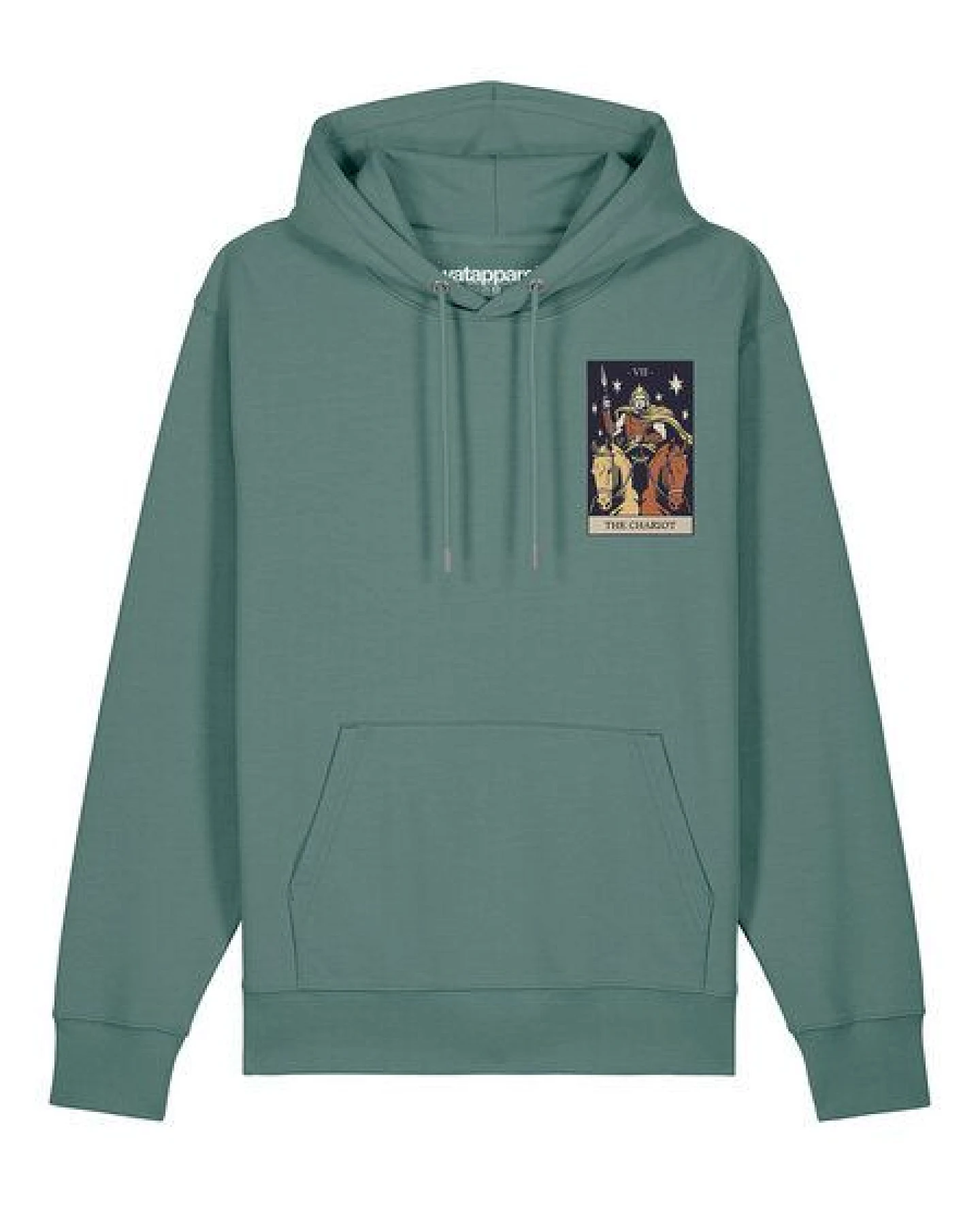 watapparel Hoodie Unisex Tarot The Chariot – Ansicht 2