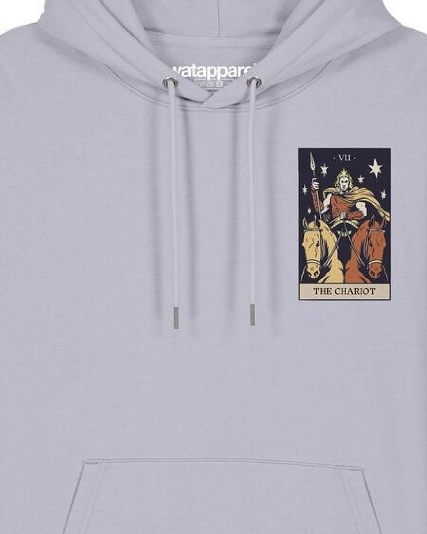 watapparel Hoodie Unisex Tarot The Chariot – Ansicht 3