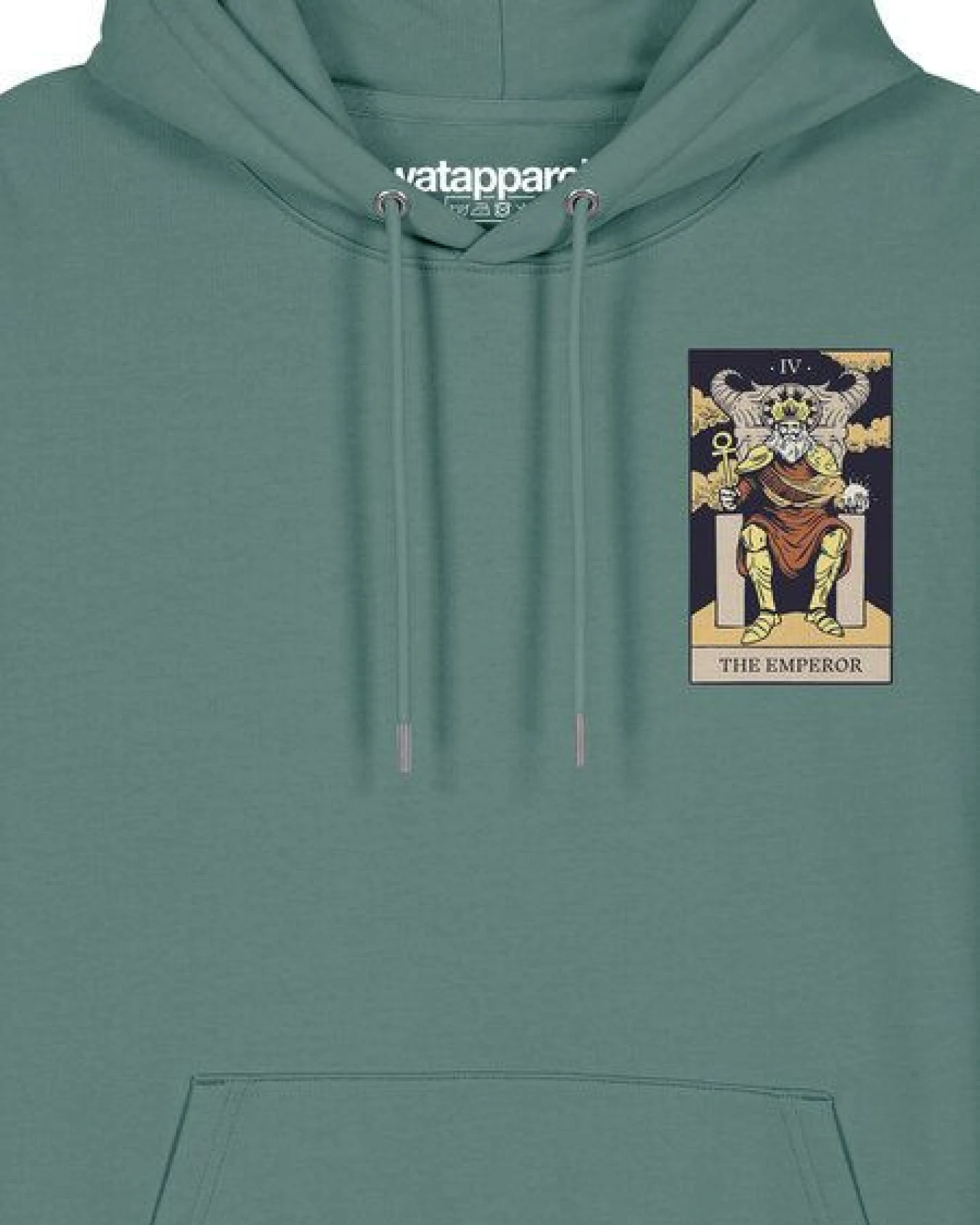 watapparel Hoodie Unisex Tarot The Emperor – Ansicht 3