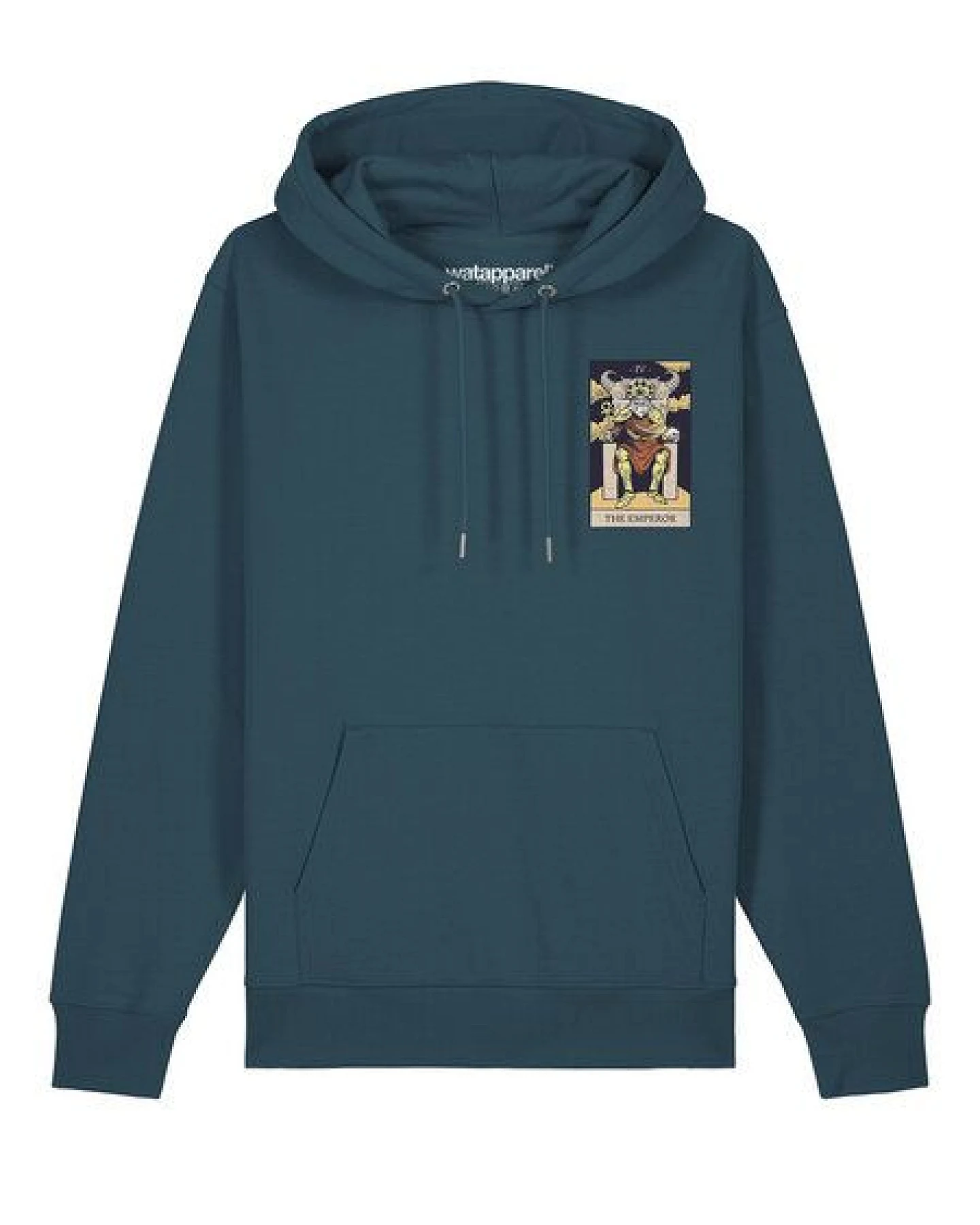 watapparel Hoodie Unisex Tarot The Emperor – Ansicht 2