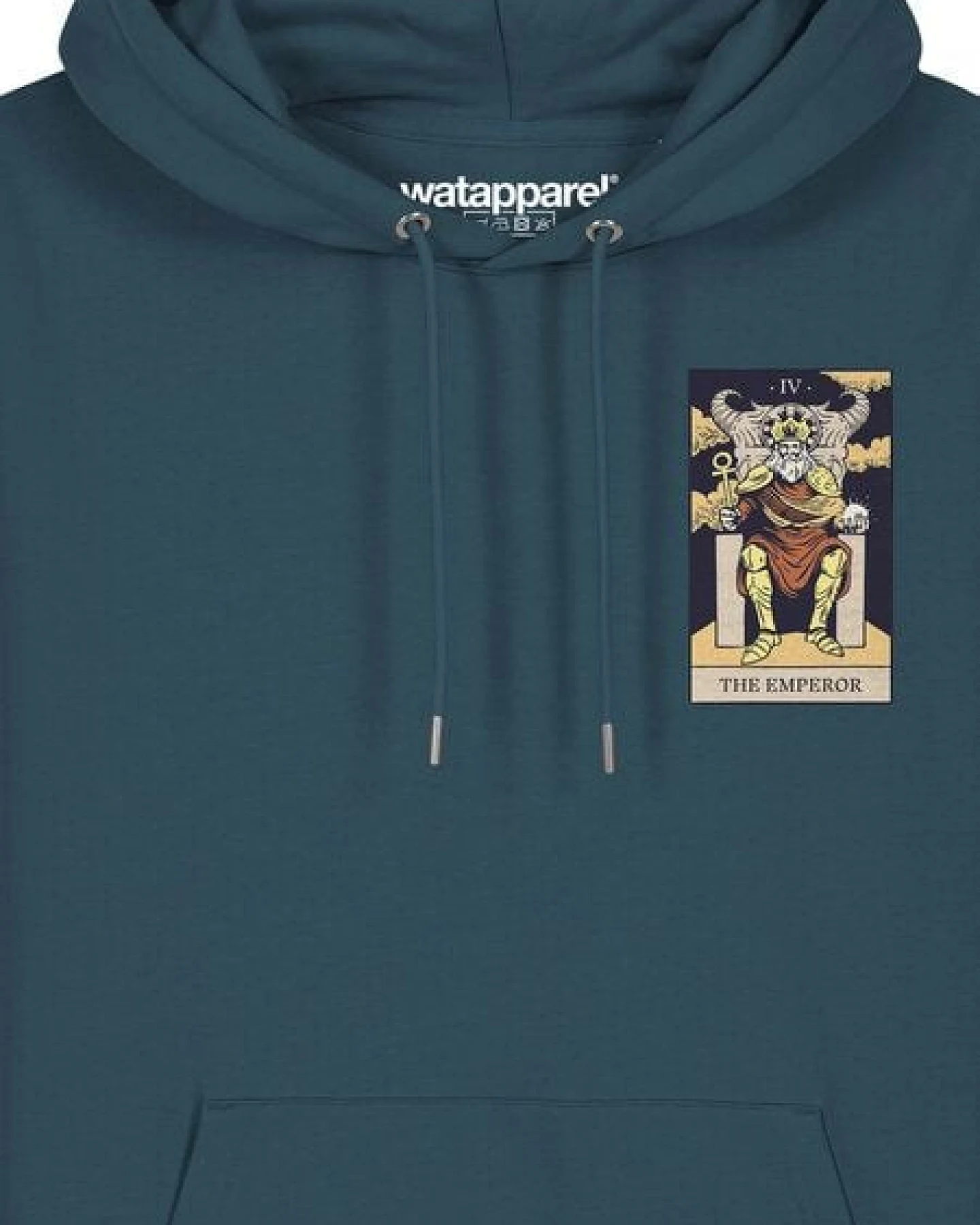 watapparel Hoodie Unisex Tarot The Emperor – Ansicht 3