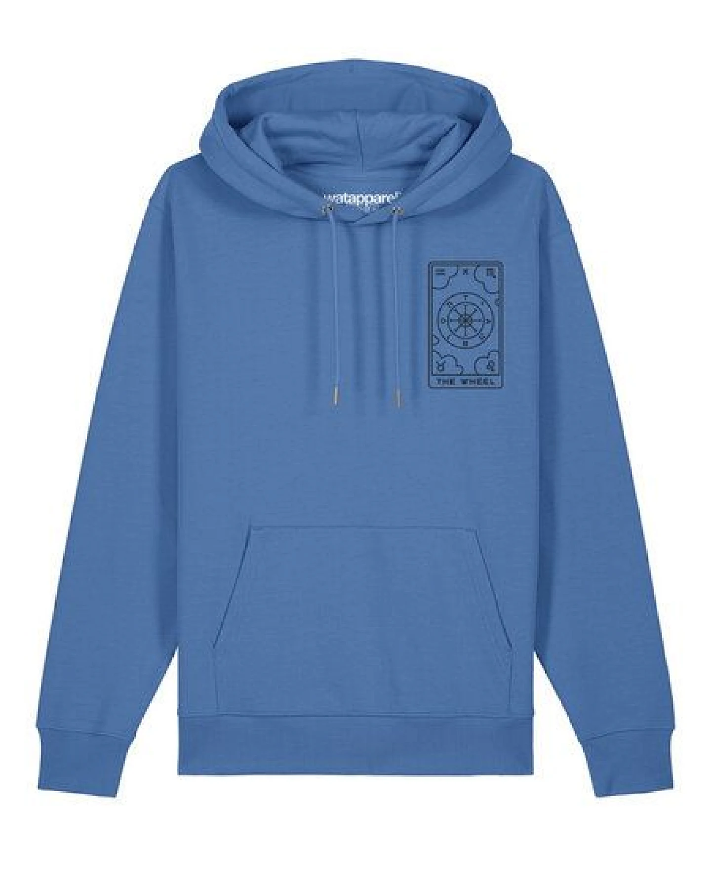 watapparel Hoodie Unisex Tarot The Weel – Ansicht 2