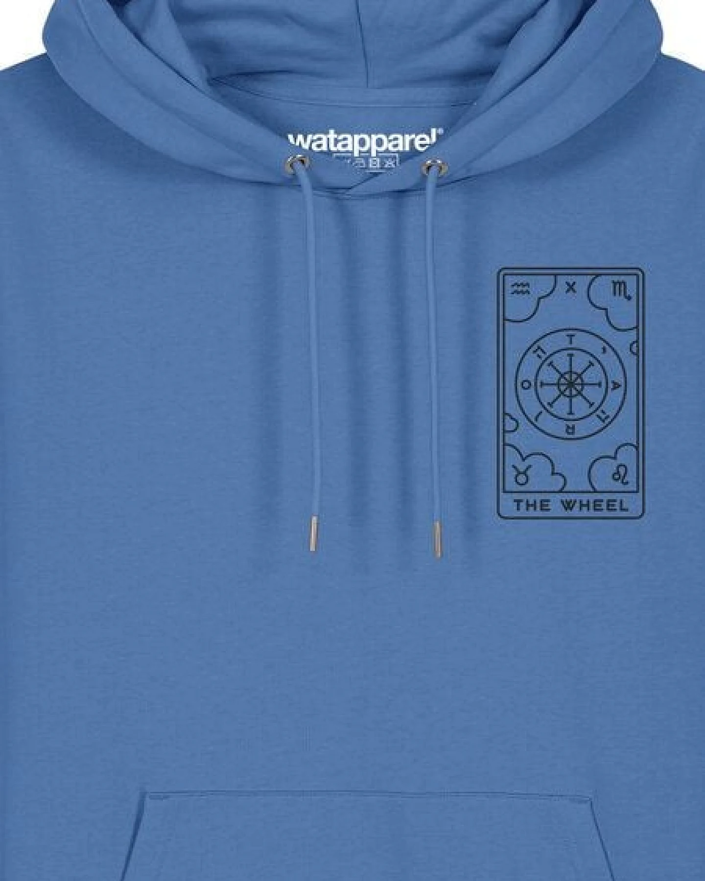 watapparel Hoodie Unisex Tarot The Weel – Ansicht 3
