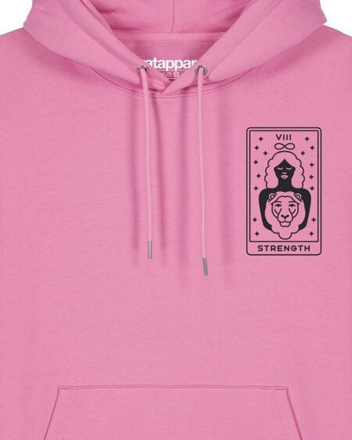 watapparel Hoodie Unisex Tarot Strength – Ansicht 3