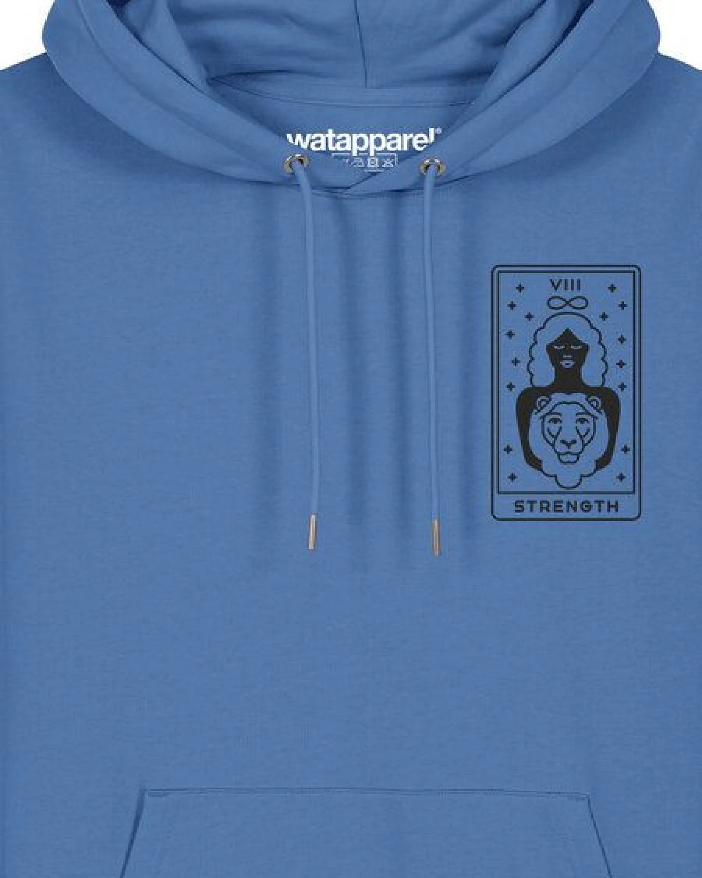 watapparel Hoodie Unisex Tarot Strength – Ansicht 3