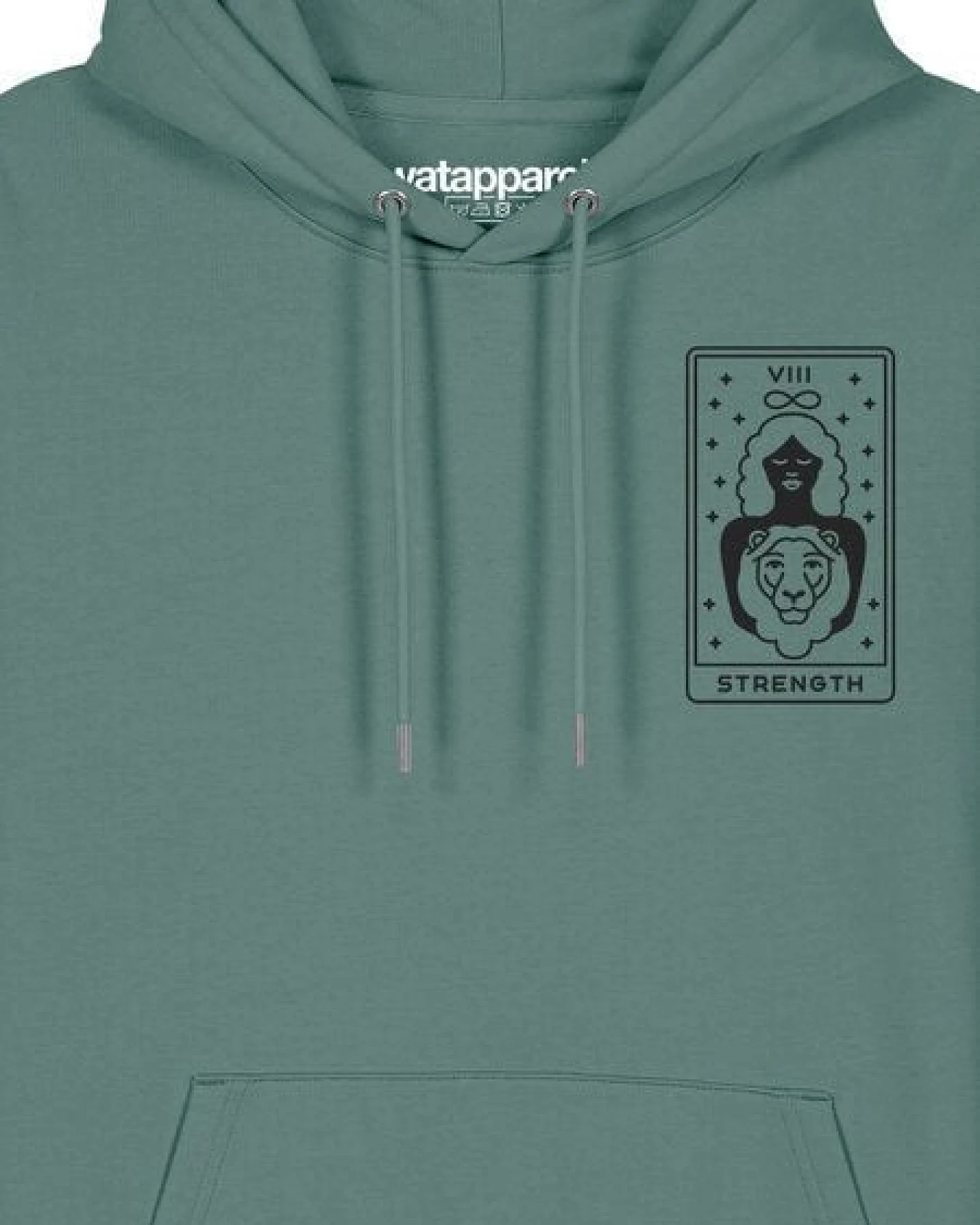 watapparel Hoodie Unisex Tarot Strength – Ansicht 3