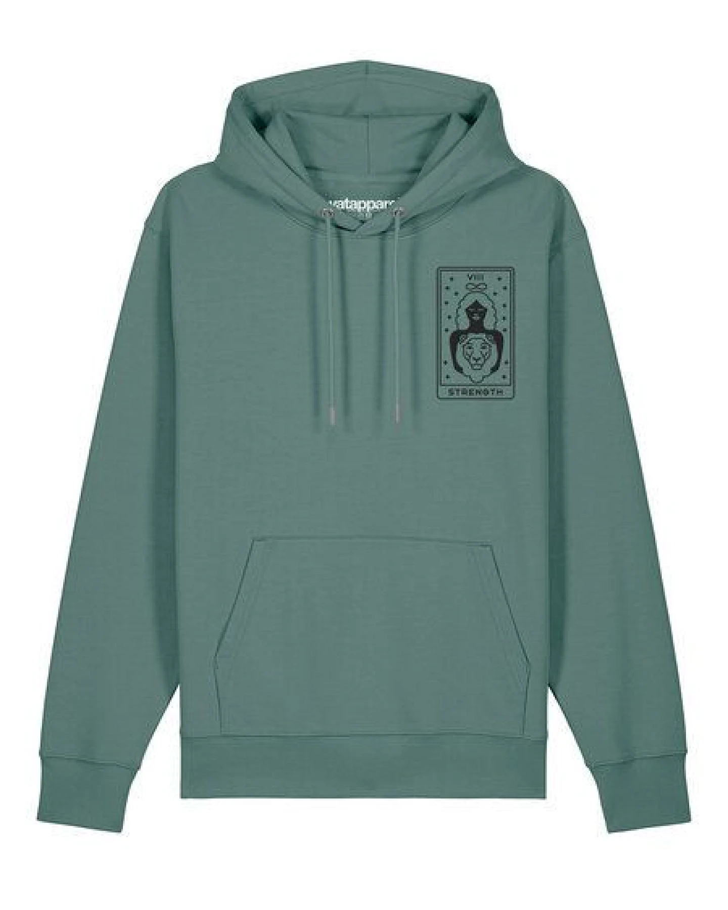 watapparel Hoodie Unisex Tarot Strength – Ansicht 2