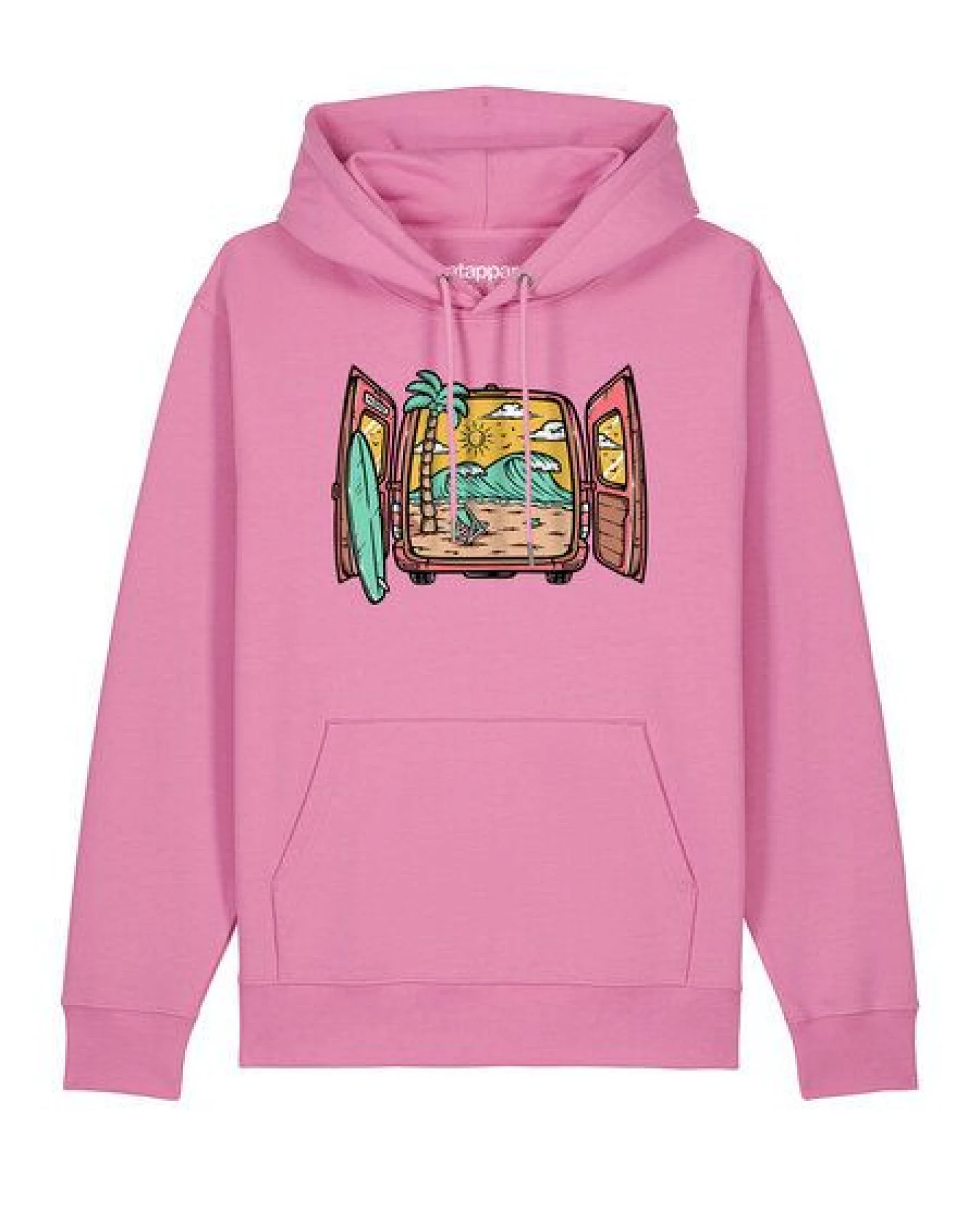 watapparel Hoodie Unisex Surf and beach – Ansicht 2
