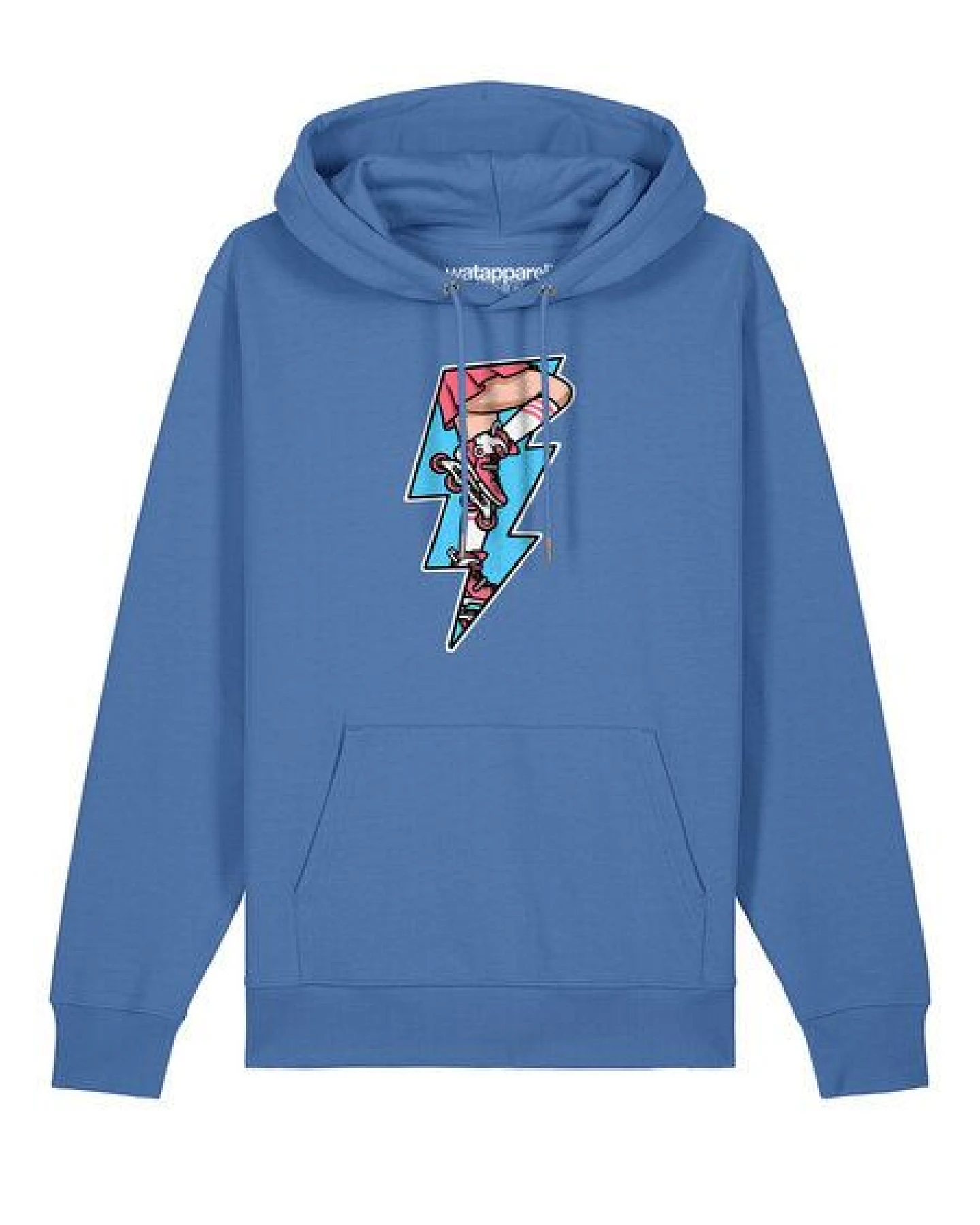 watapparel Hoodie Unisex Rollerskates – Ansicht 2