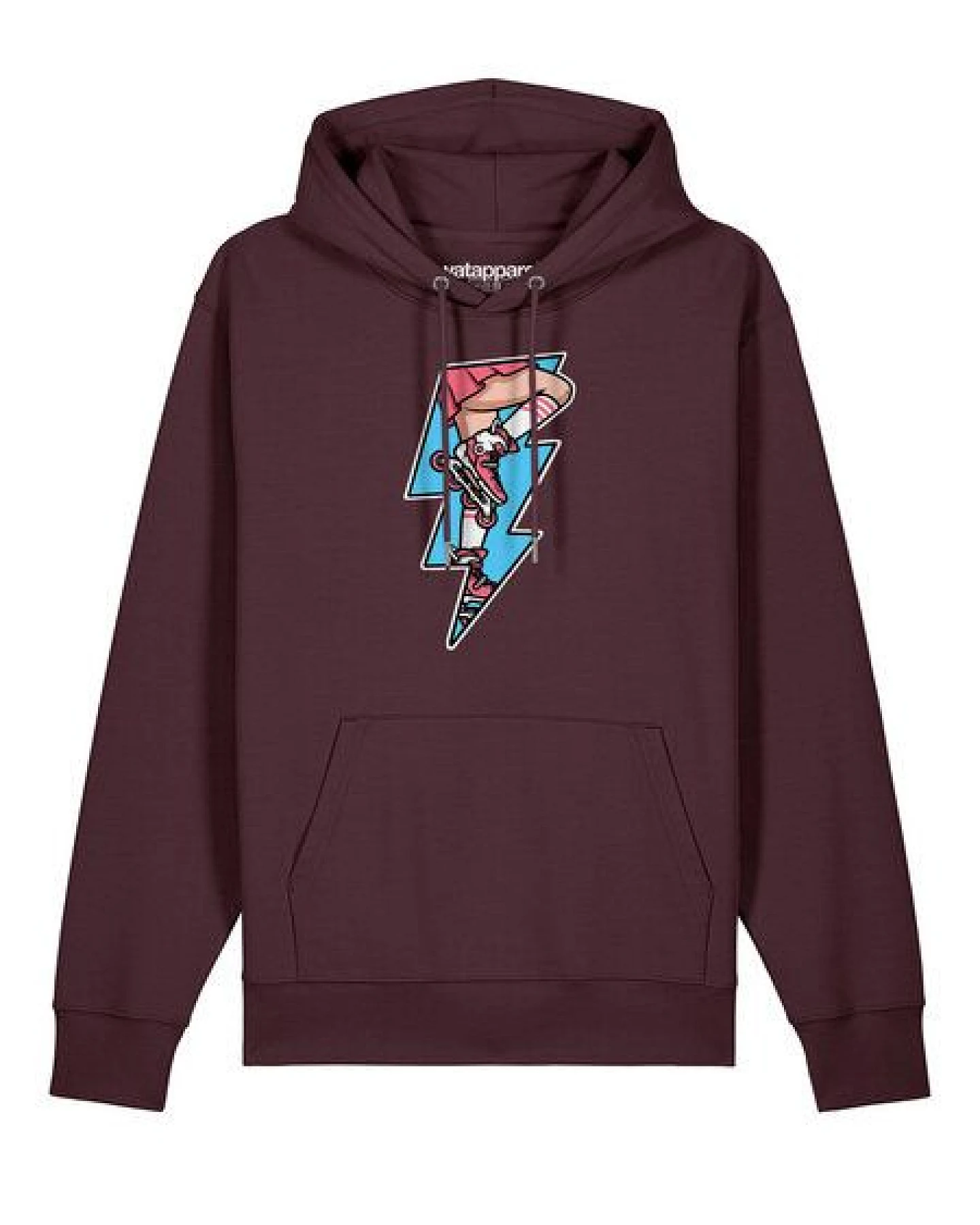 watapparel Hoodie Unisex Rollerskates – Ansicht 2