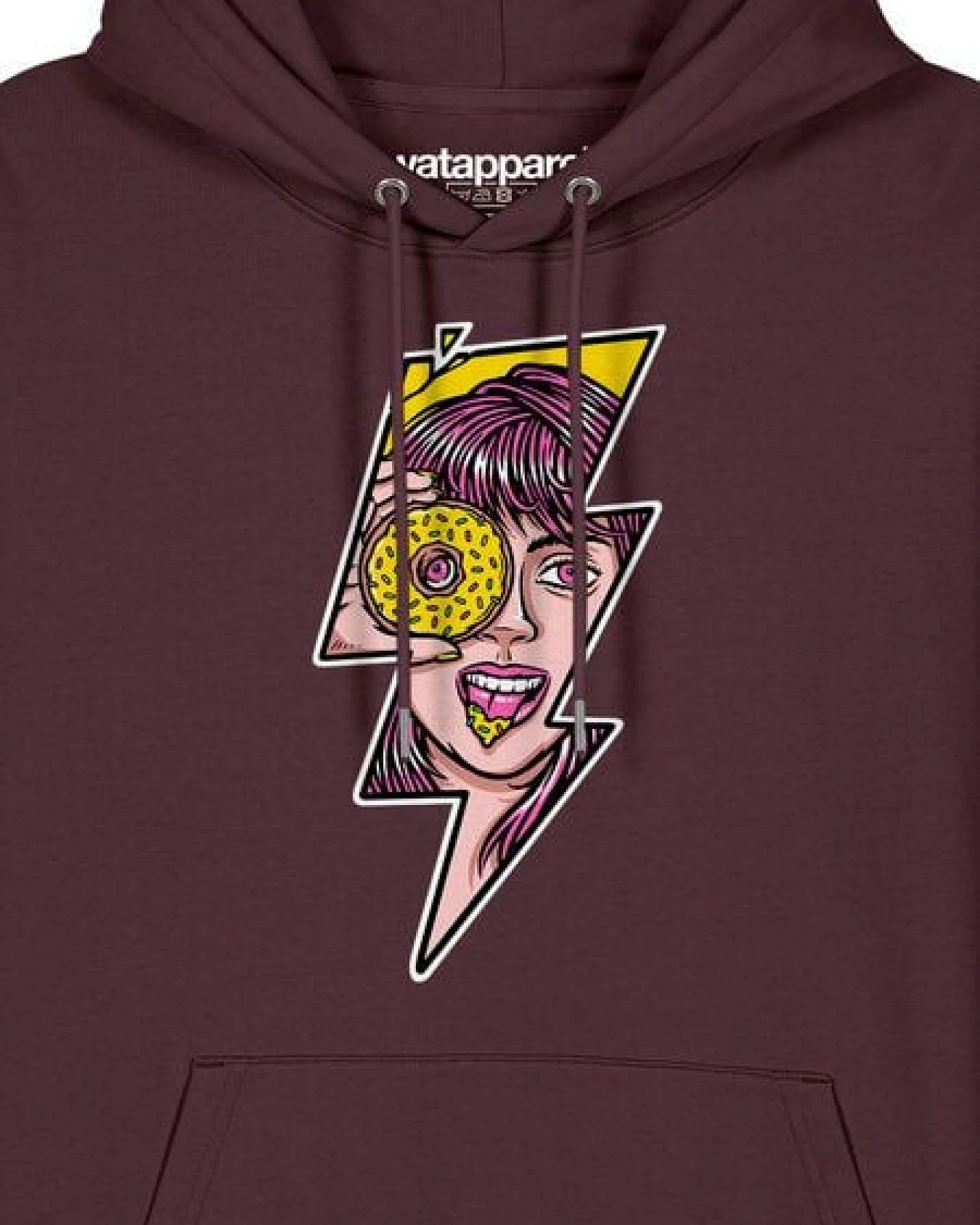 watapparel Hoodie Unisex Donut – Ansicht 3