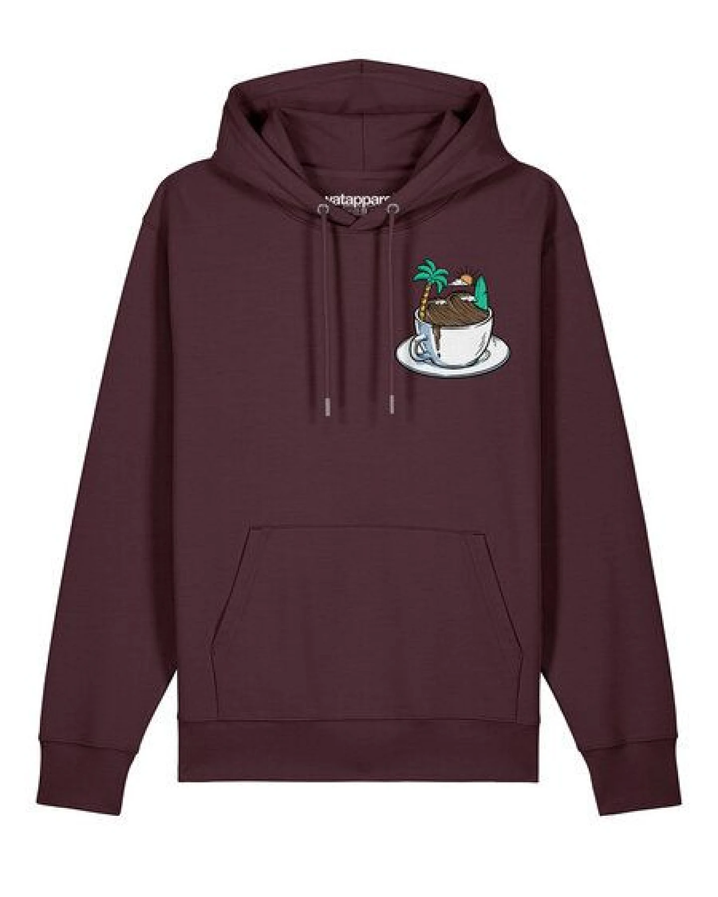 watapparel Hoodie Unisex Coffee waves – Ansicht 2