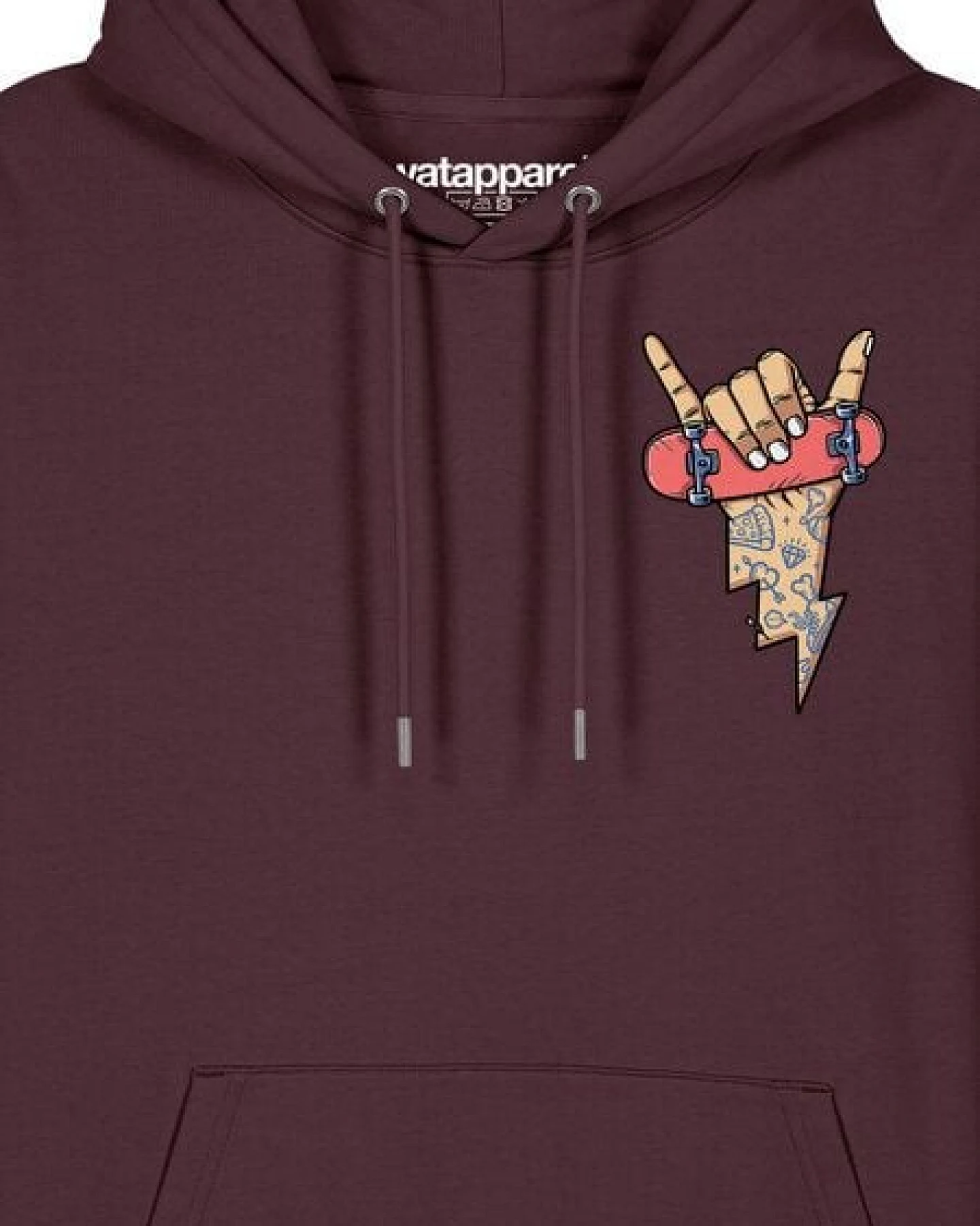 watapparel Hoodie Unisex Skateboard – Ansicht 3