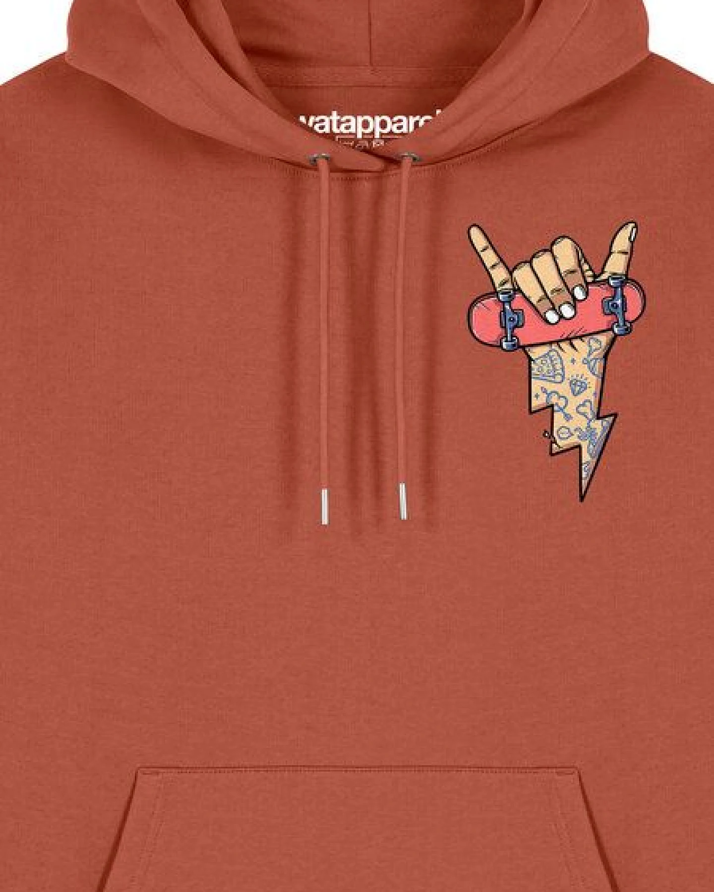 watapparel Hoodie Unisex Skateboard – Ansicht 3