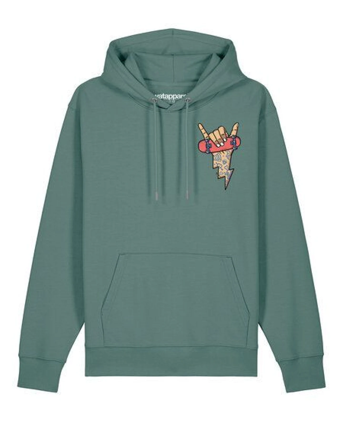 watapparel Hoodie Unisex Skateboard – Ansicht 2