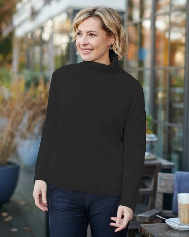 Kokon Zwo Rollkragenpullover 100% Merinowolle (ÖKO TEX)