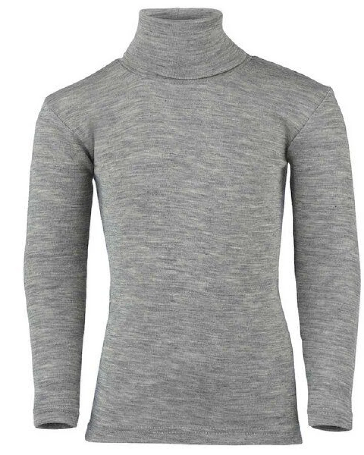 Engel natur Rollkragen Shirt Kinder aus Merinowolle und Seide