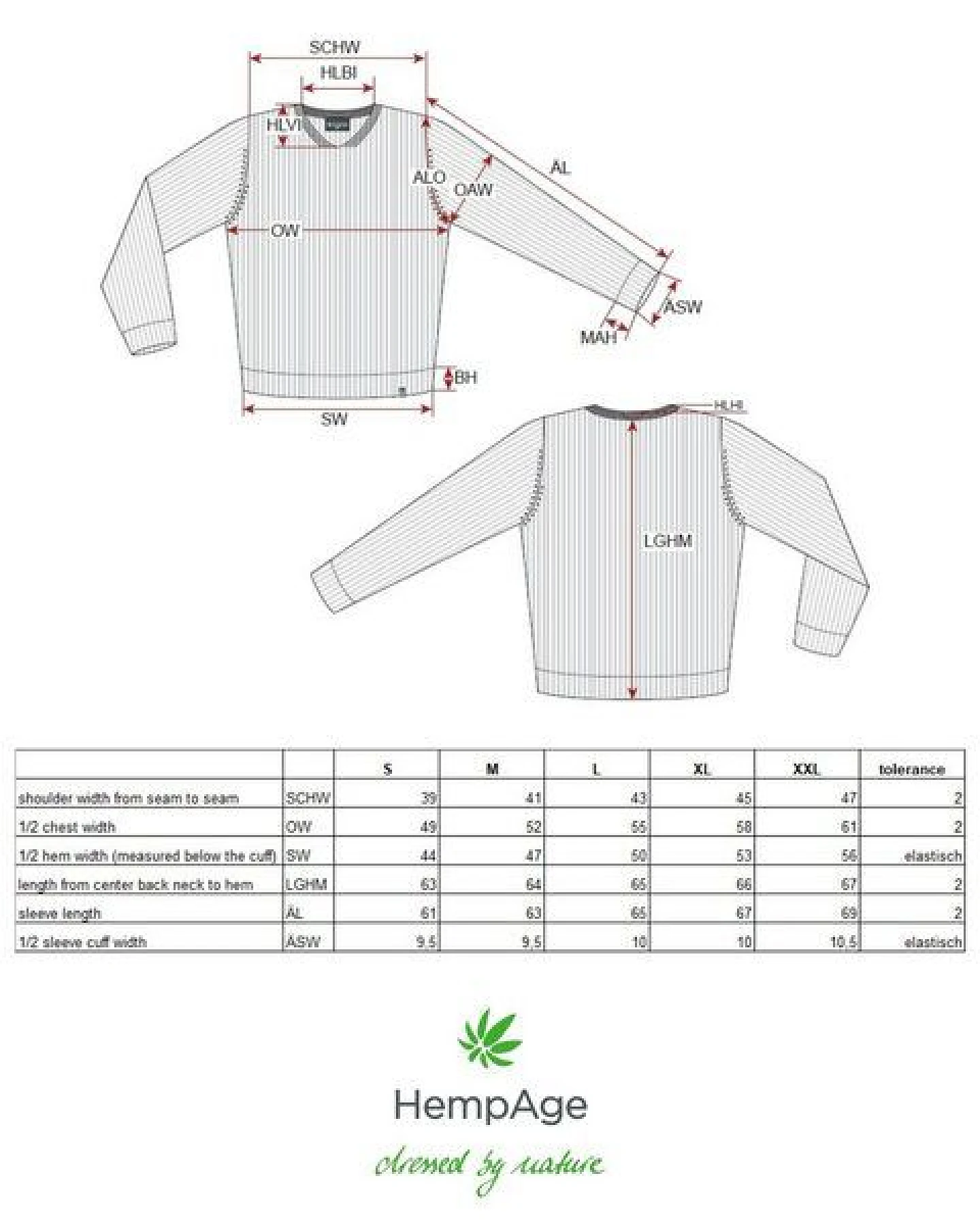 HempAge Komfortabler Pullover Hanf/Biobaumwolle – Ansicht 3