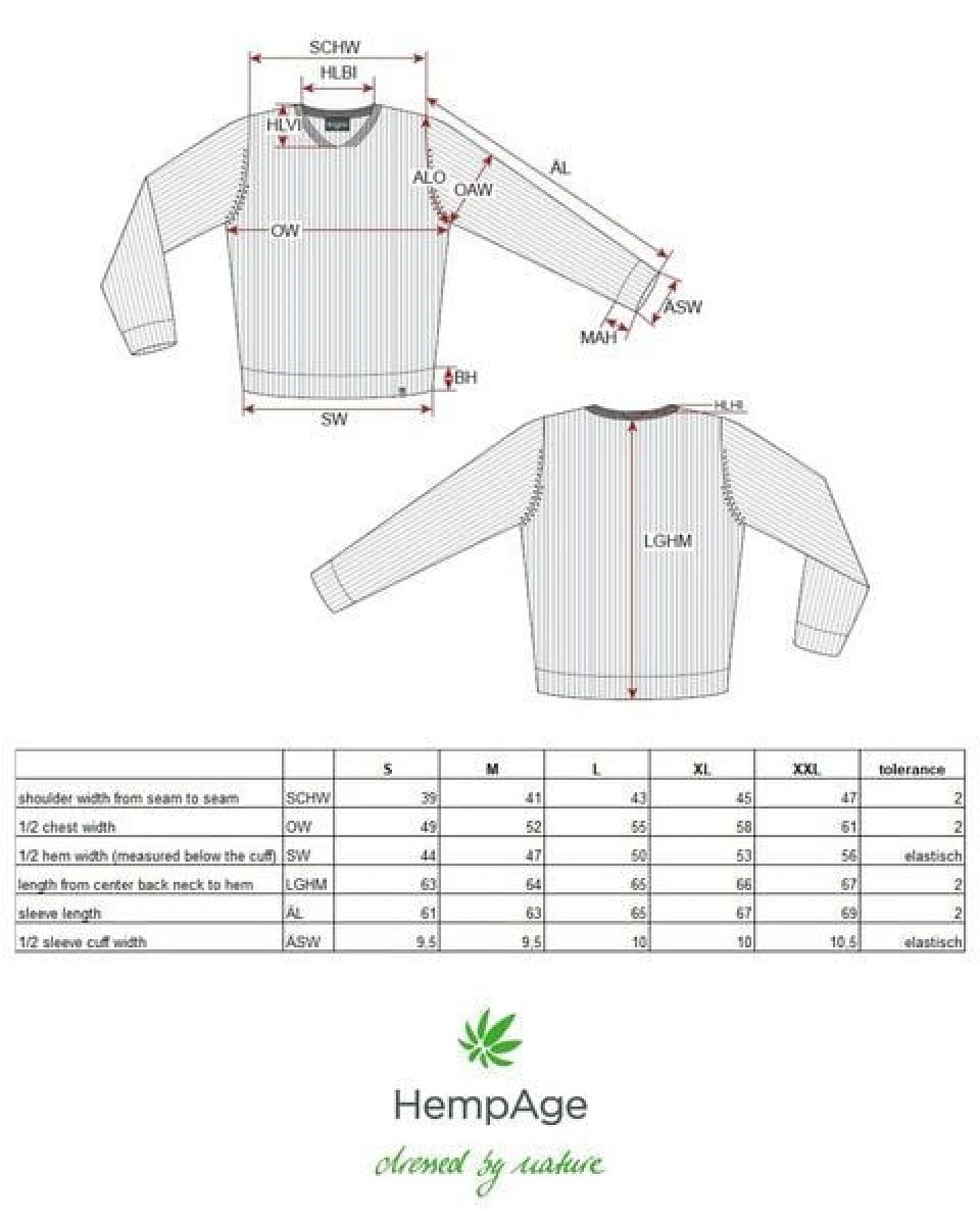 HempAge Komfortabler Pullover Hanf/Biobaumwolle – Ansicht 3