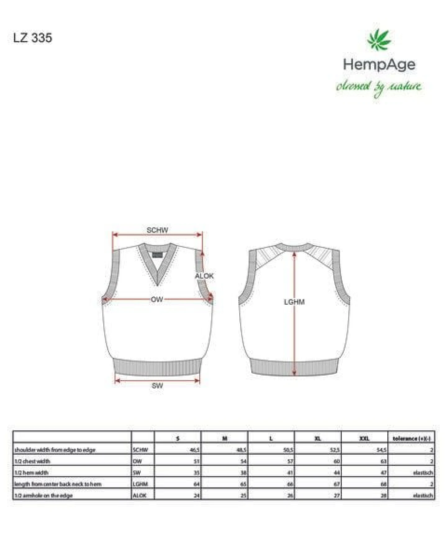 HempAge Legerer Hanfpullunder Hanf/Biobaumwolle – Ansicht 4