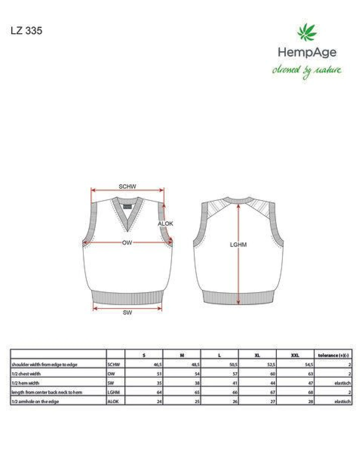 HempAge Legerer Hanfpullunder Hanf/Biobaumwolle – Ansicht 3
