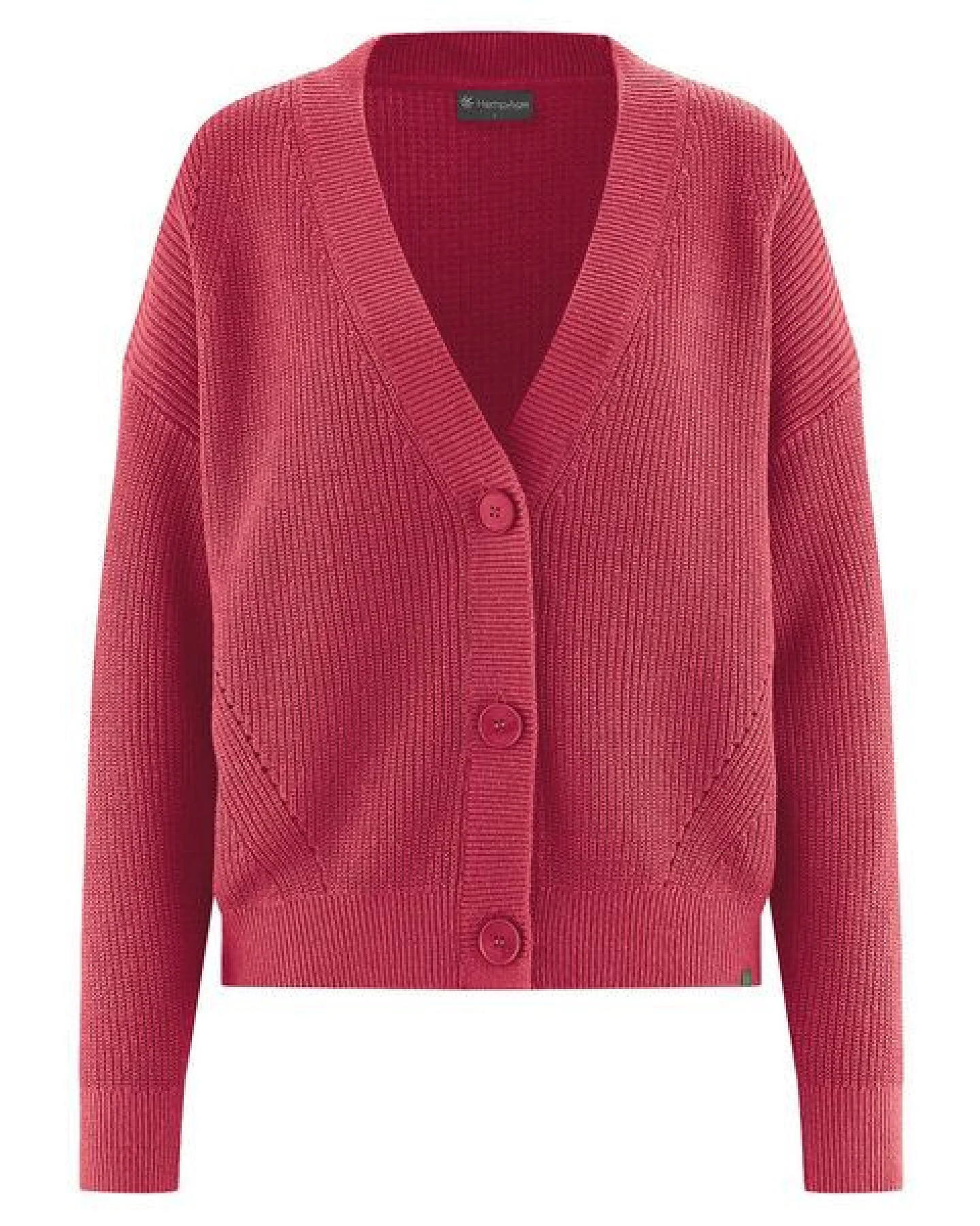 HempAge Zeitlose Strickjacke Hanf/Biobaumwolle – Ansicht 2