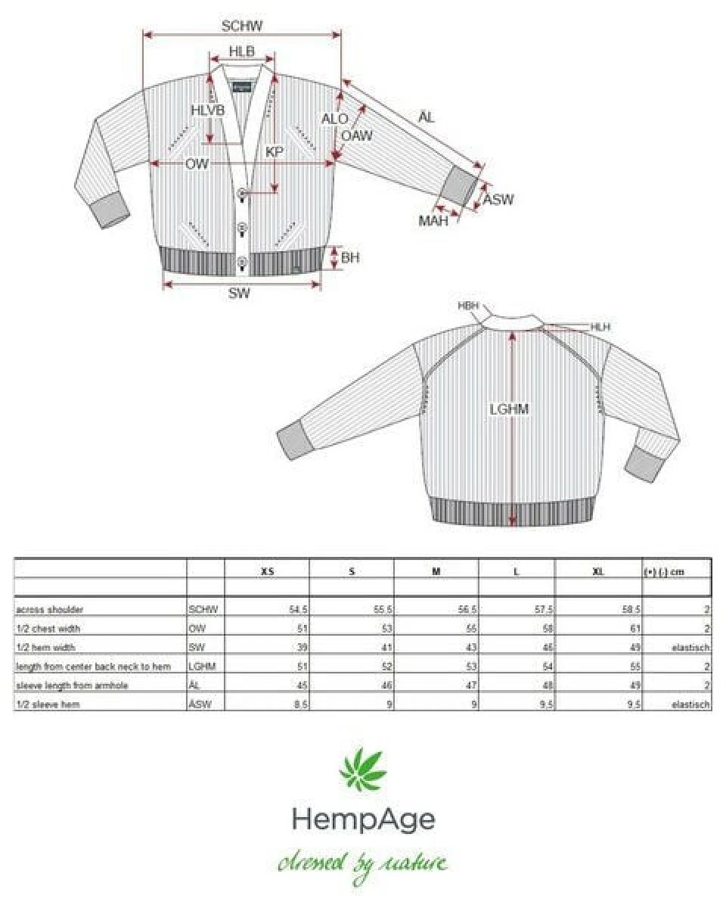 HempAge Zeitlose Strickjacke Hanf/Biobaumwolle – Ansicht 4