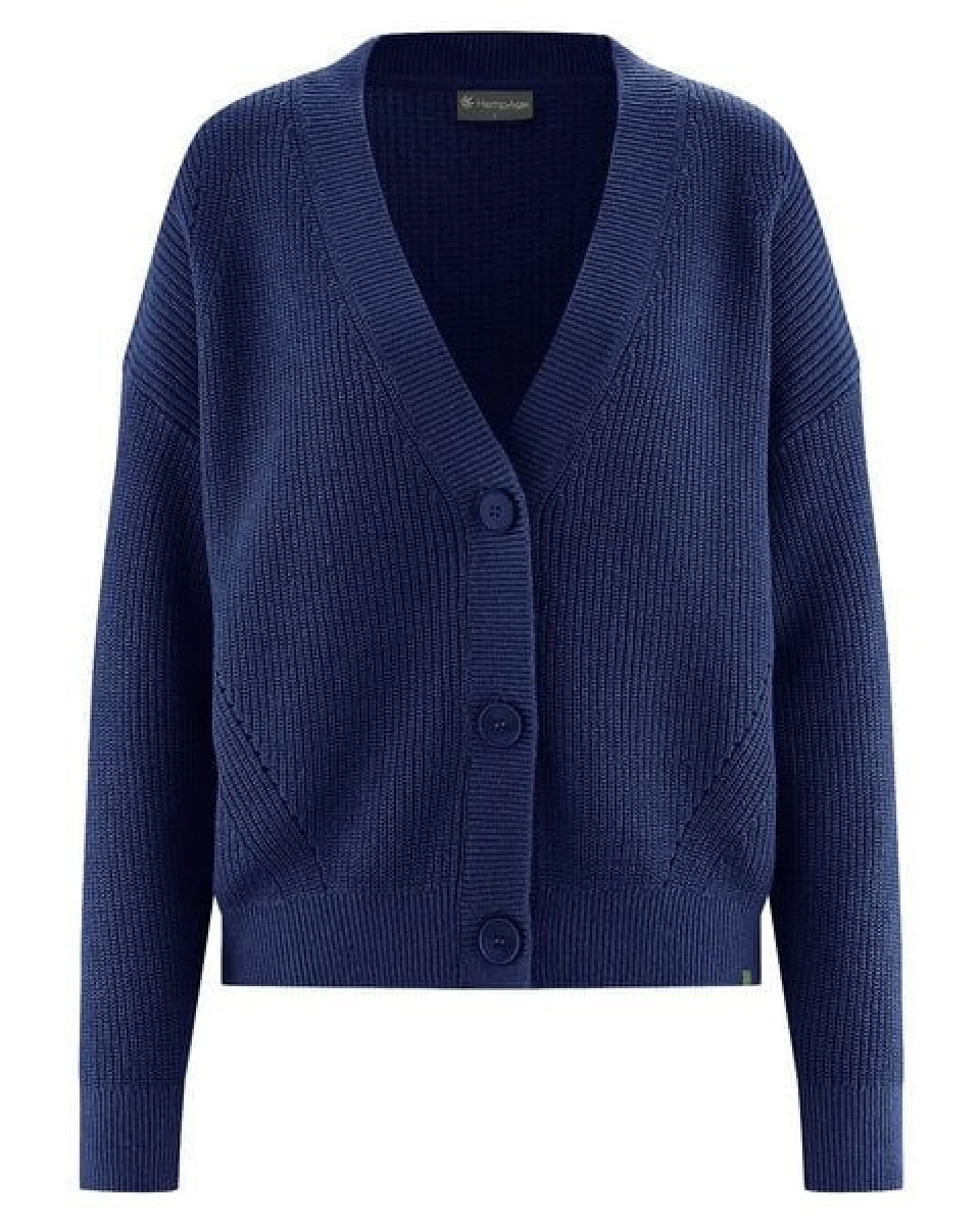 HempAge Zeitlose Strickjacke Hanf/Biobaumwolle – Ansicht 2