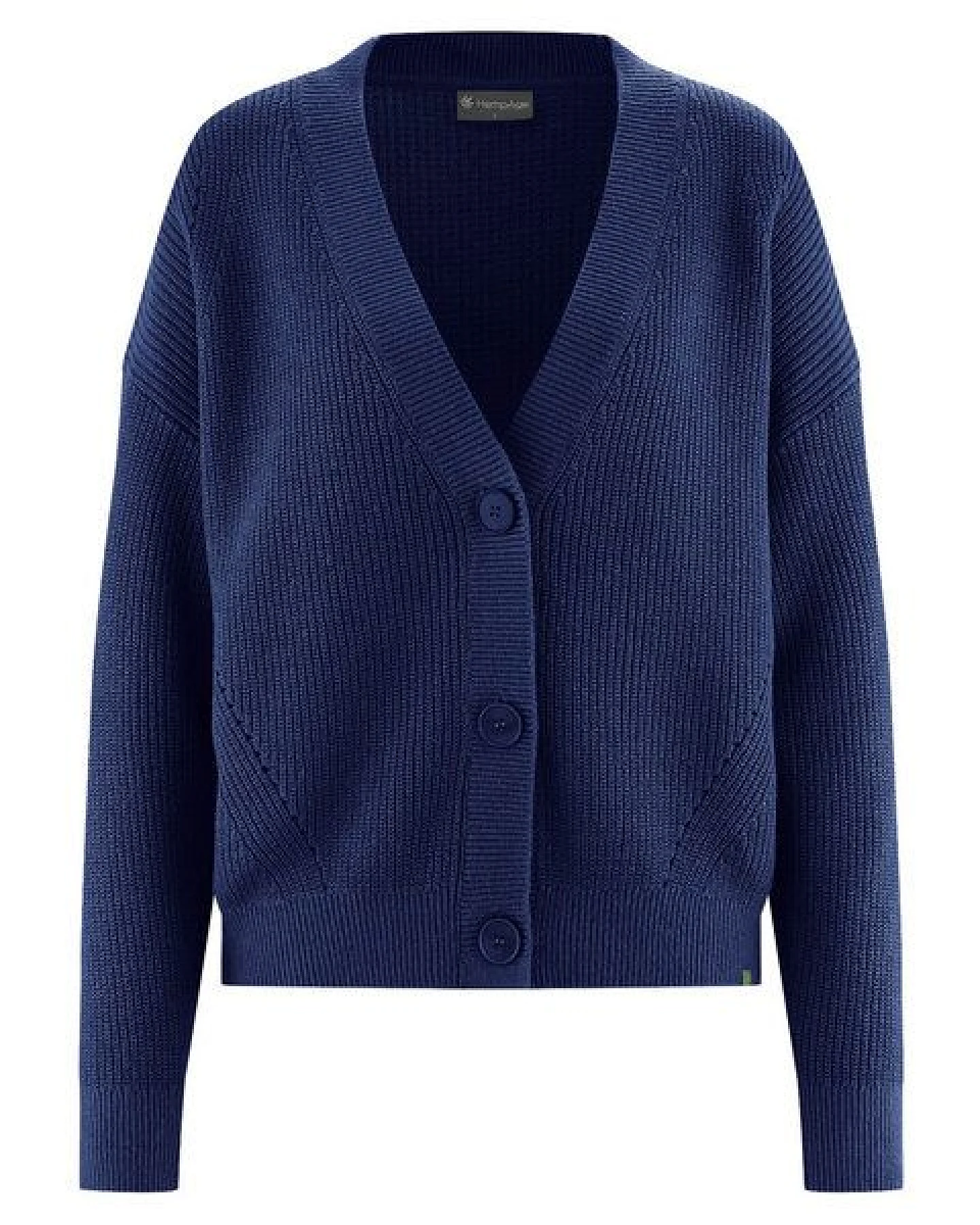 HempAge Zeitlose Strickjacke Hanf/Biobaumwolle – Ansicht 2