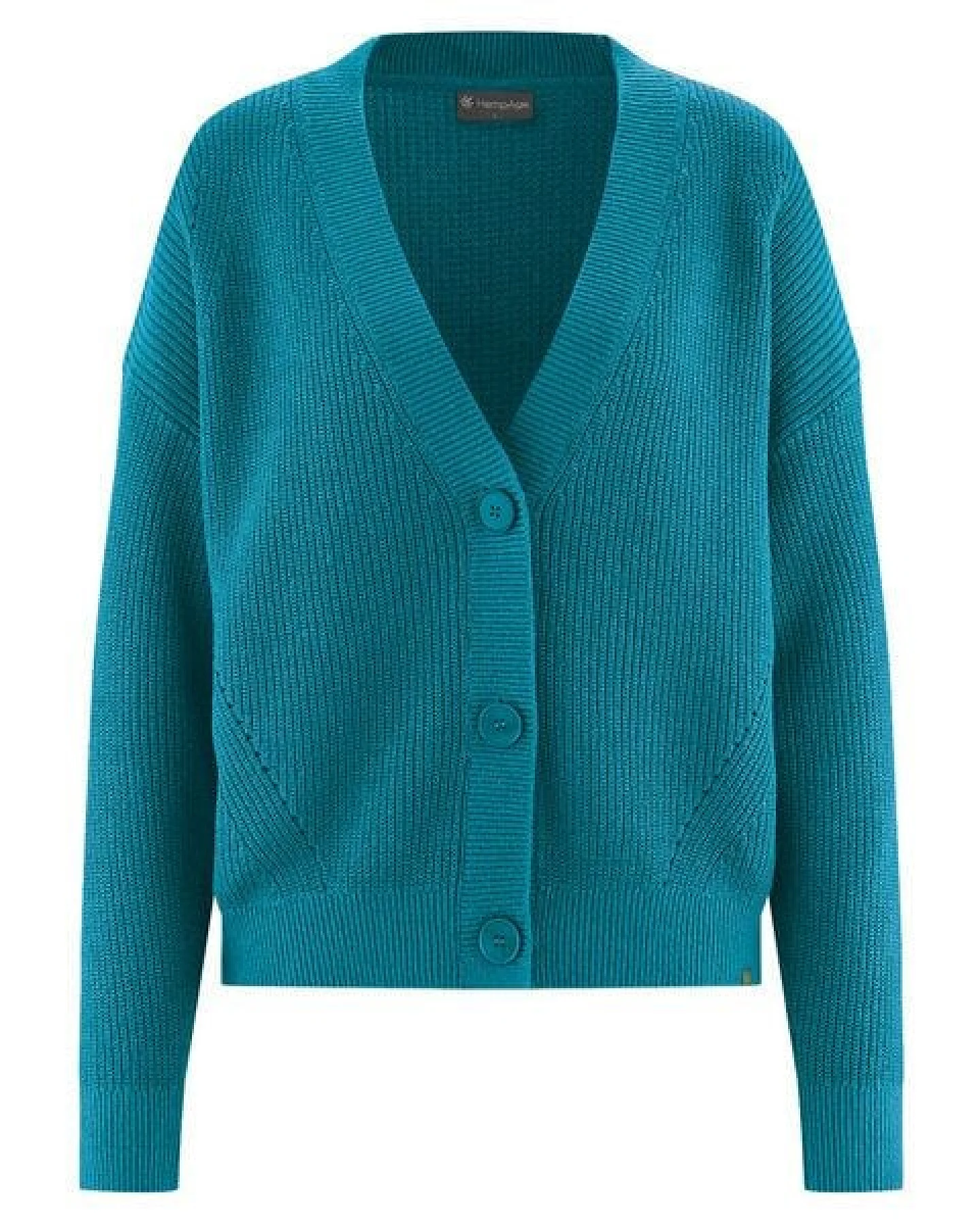HempAge Zeitlose Strickjacke Hanf/Biobaumwolle – Ansicht 2