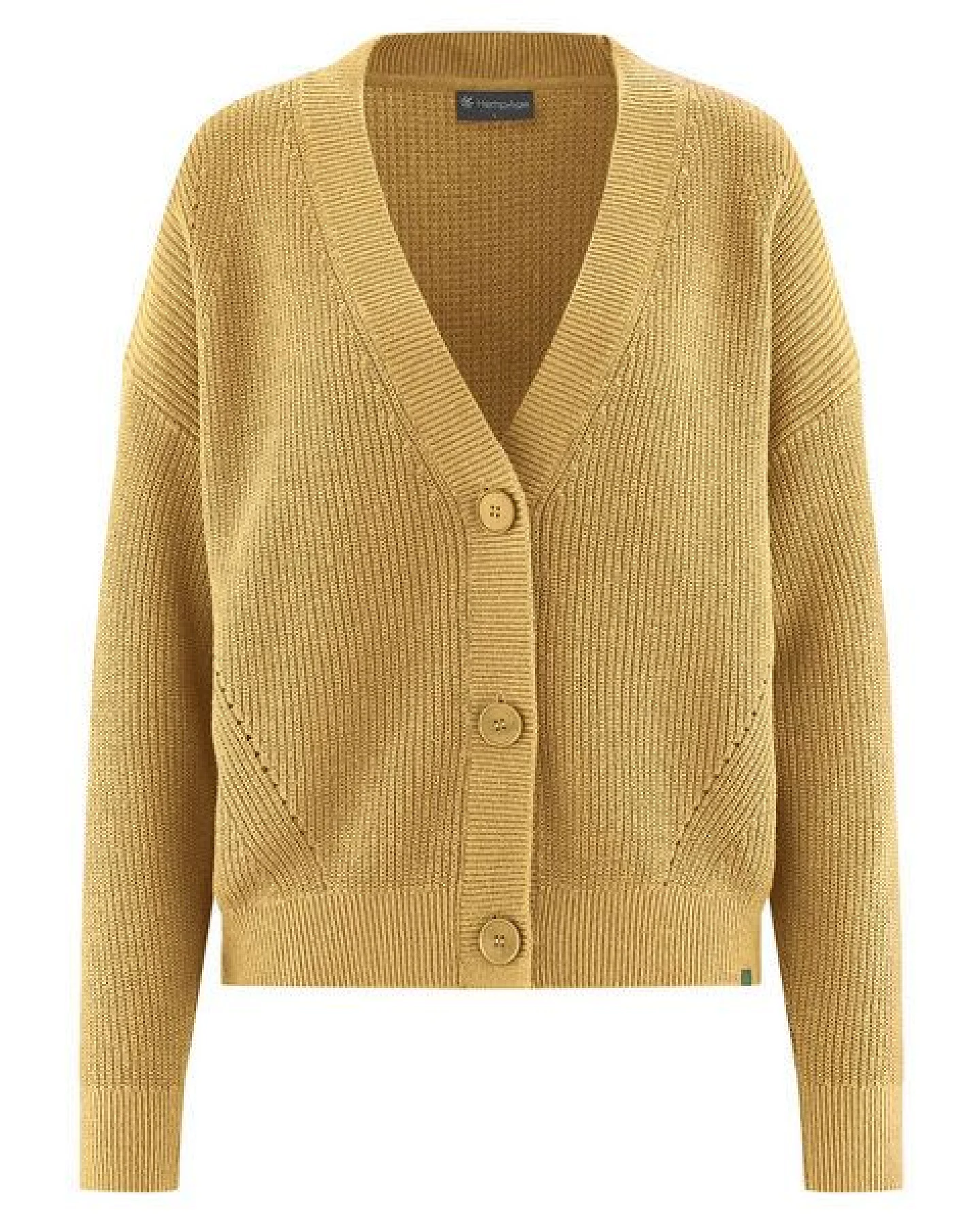 HempAge Zeitlose Strickjacke Hanf/Biobaumwolle – Ansicht 2
