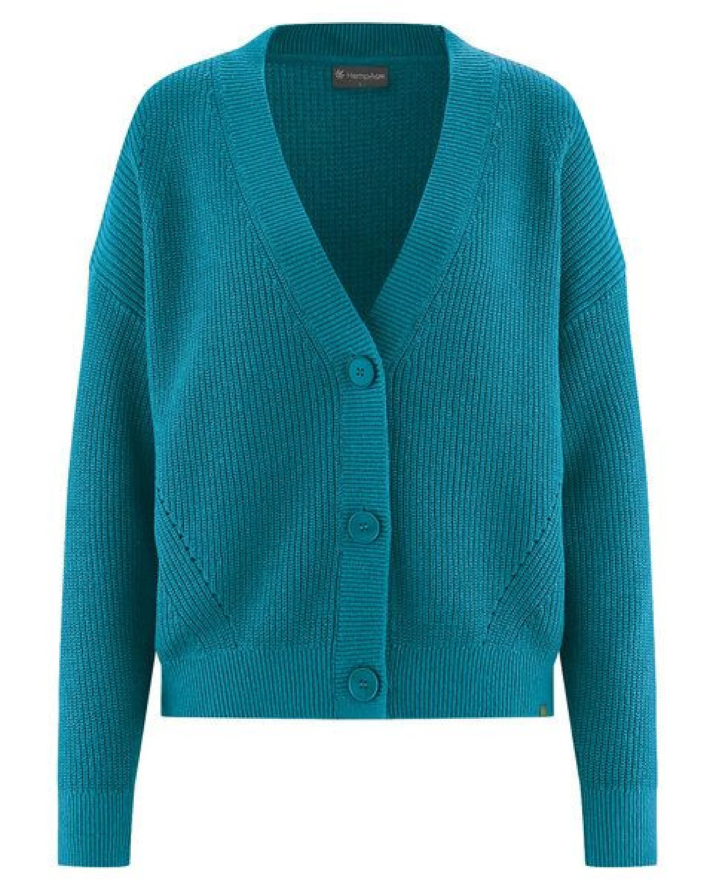 HempAge Zeitlose Strickjacke Hanf/Biobaumwolle – Ansicht 2