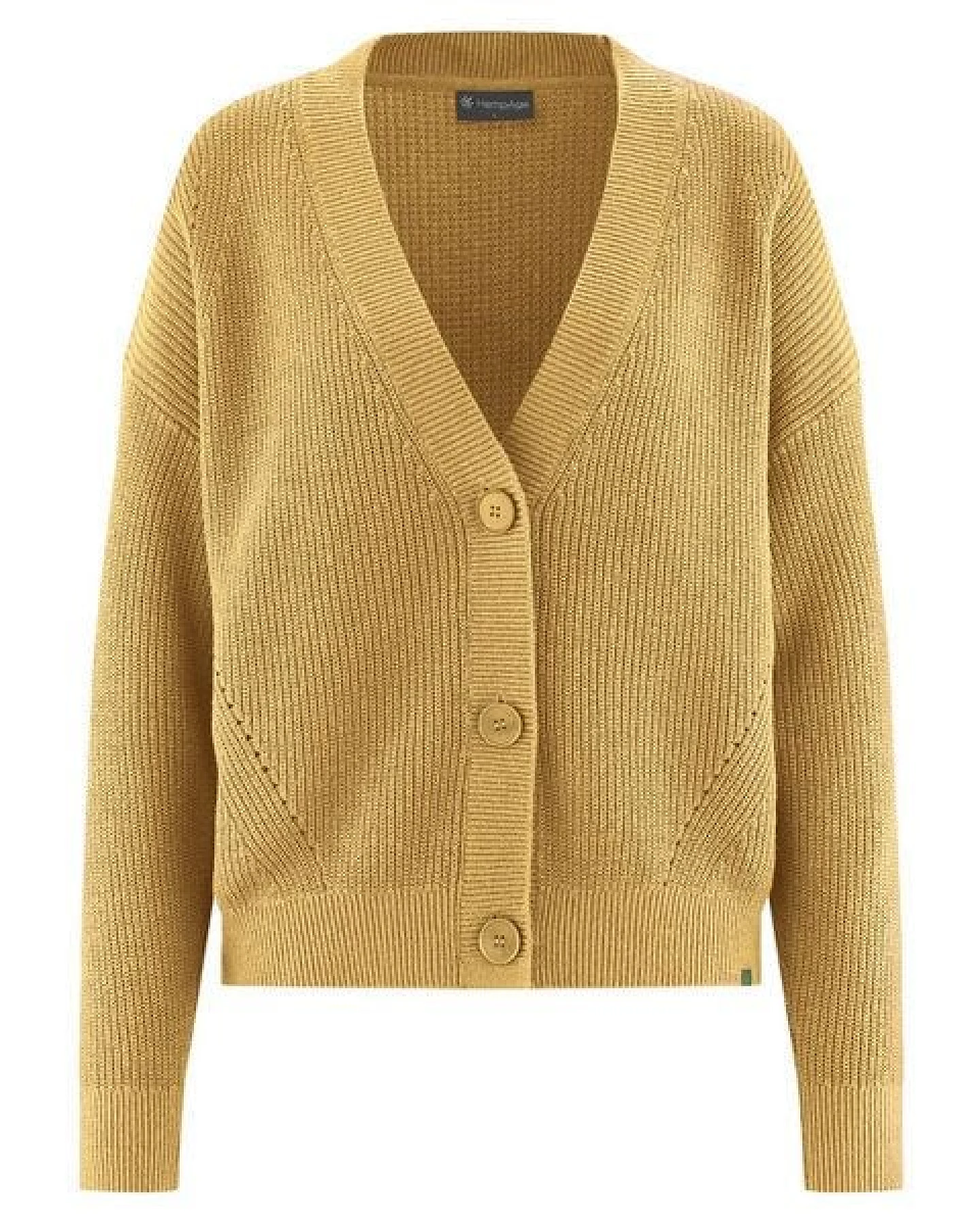 HempAge Zeitlose Strickjacke Hanf/Biobaumwolle – Ansicht 2