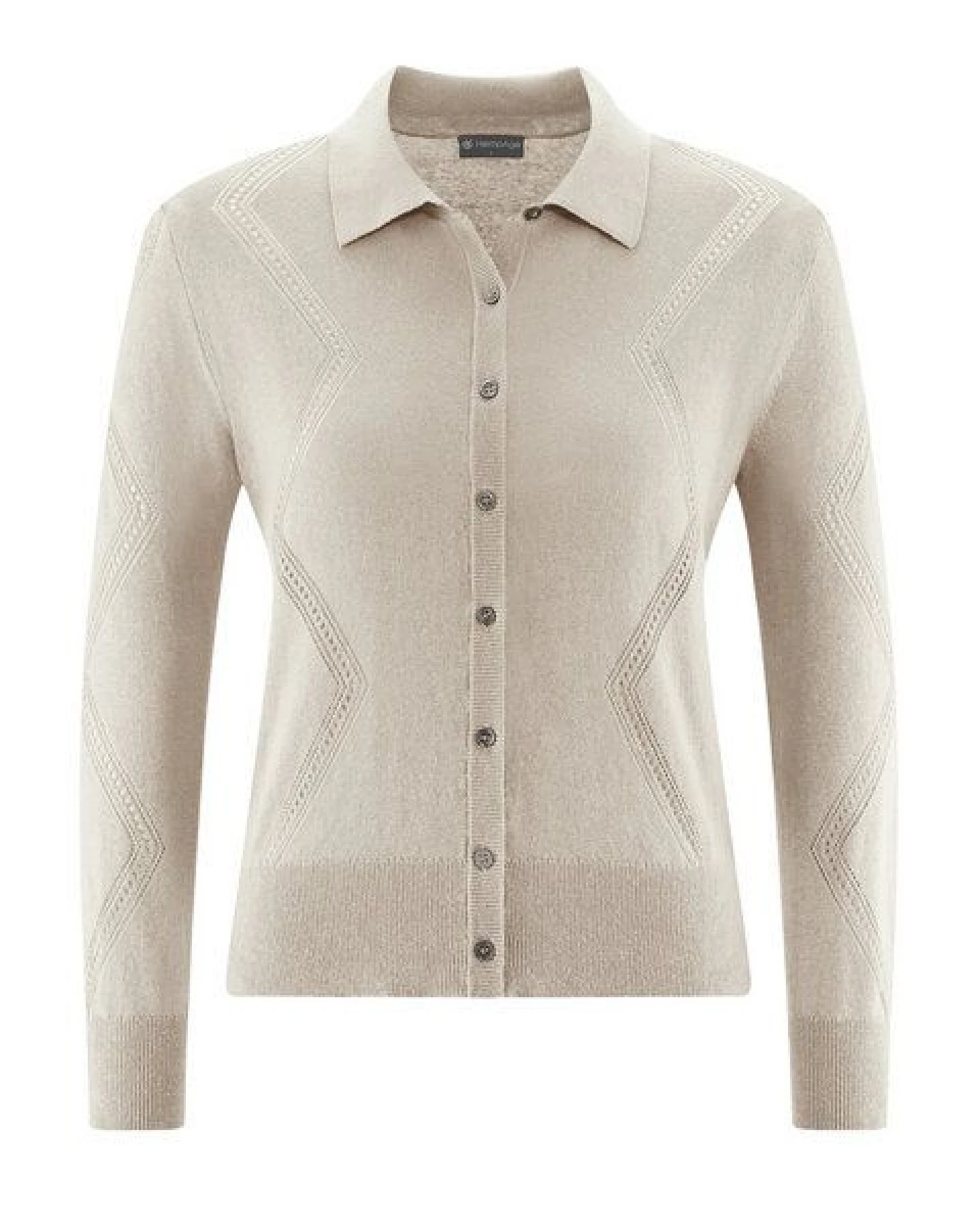 HempAge Melierte 3/4 Arm-Jacke Hanf/Biobaumwolle – Ansicht 3