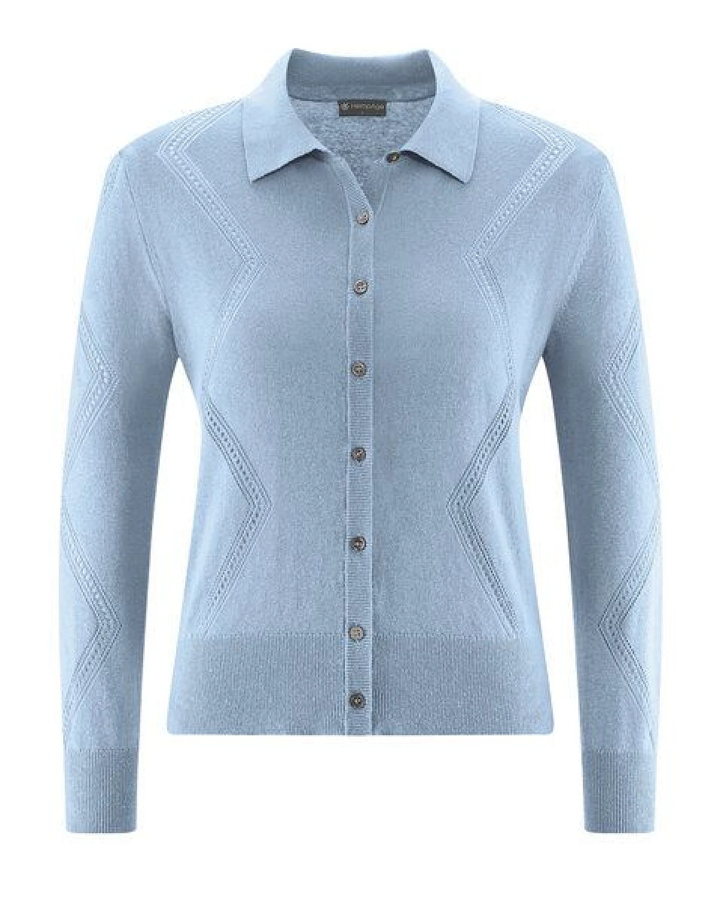 HempAge Melierte 3/4 Arm-Jacke Hanf/Biobaumwolle – Ansicht 3