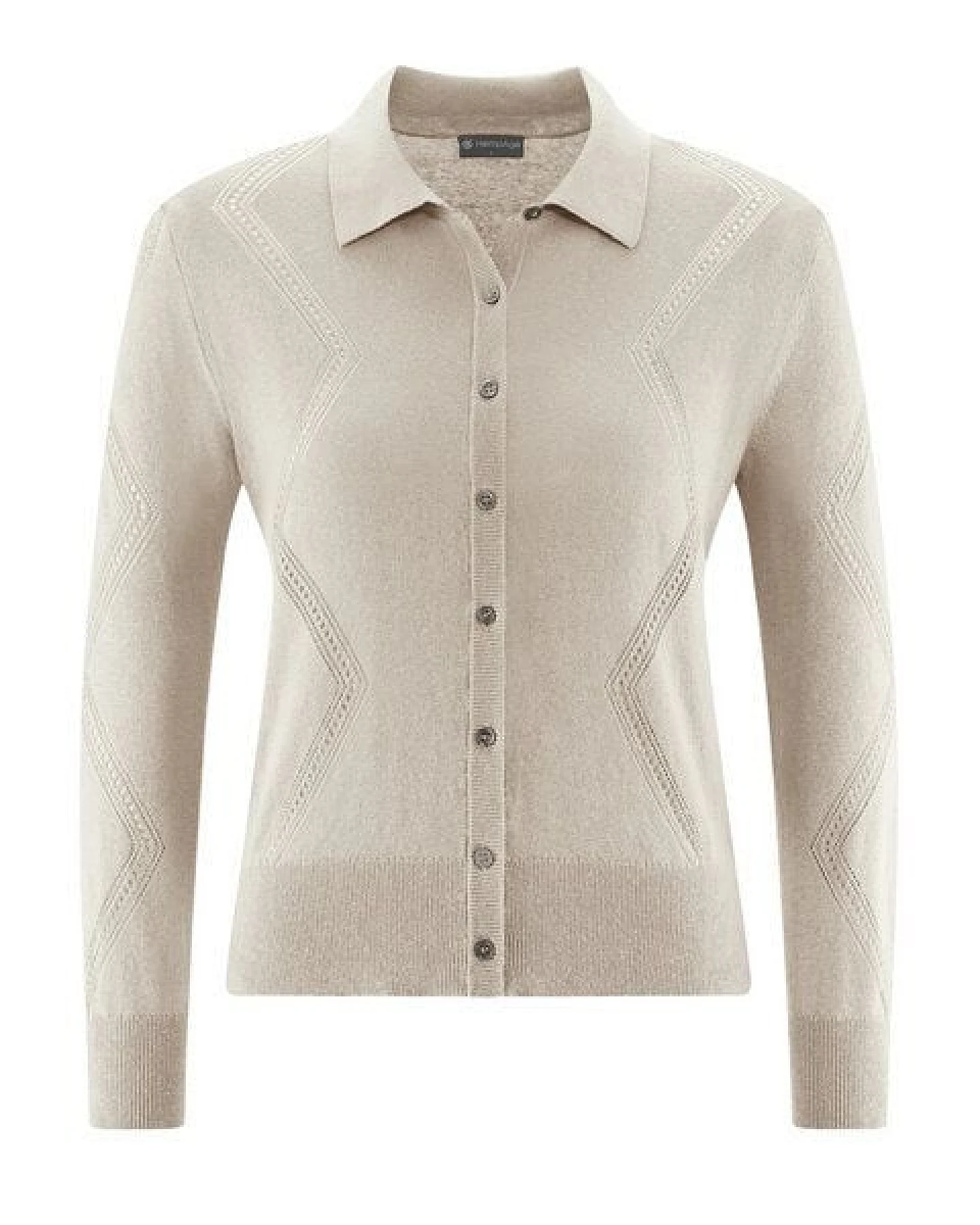 HempAge Melierte 3/4 Arm-Jacke Hanf/Biobaumwolle – Ansicht 3