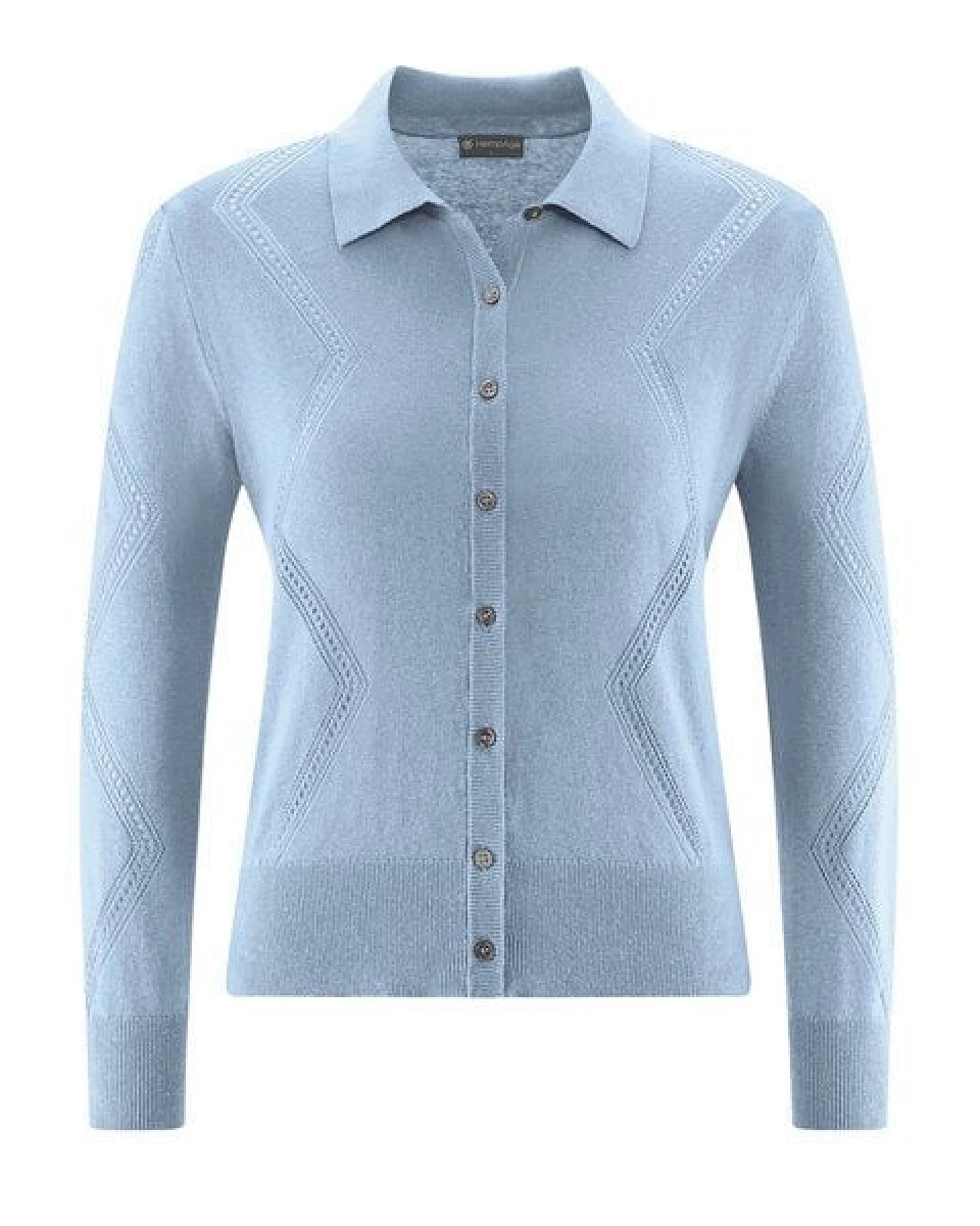 HempAge Melierte 3/4 Arm-Jacke Hanf/Biobaumwolle – Ansicht 3