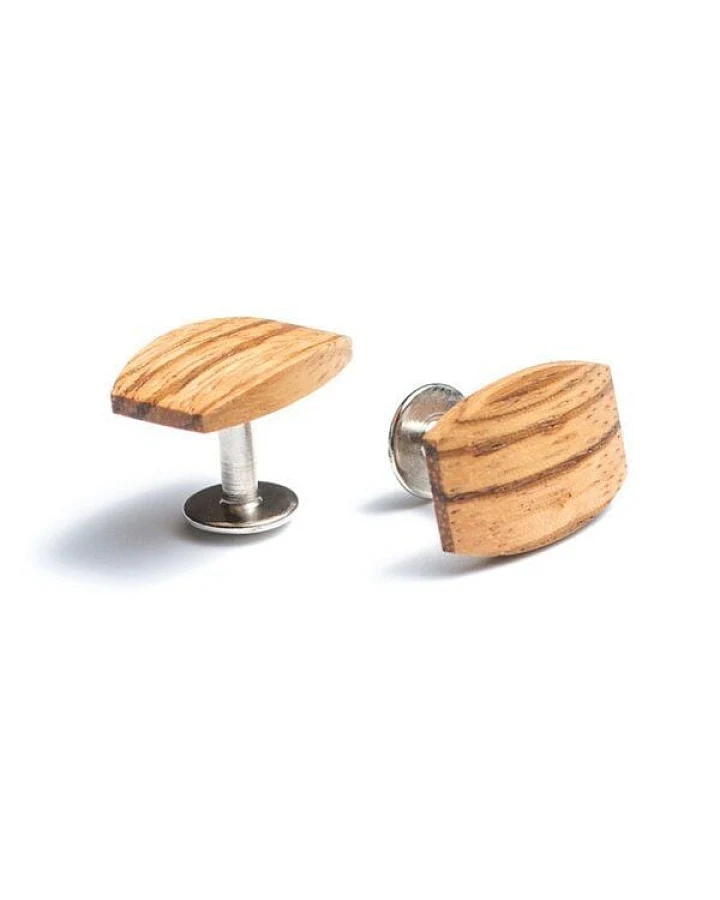 BeWooden Manschettenknöpfe "Lini" aus Holz