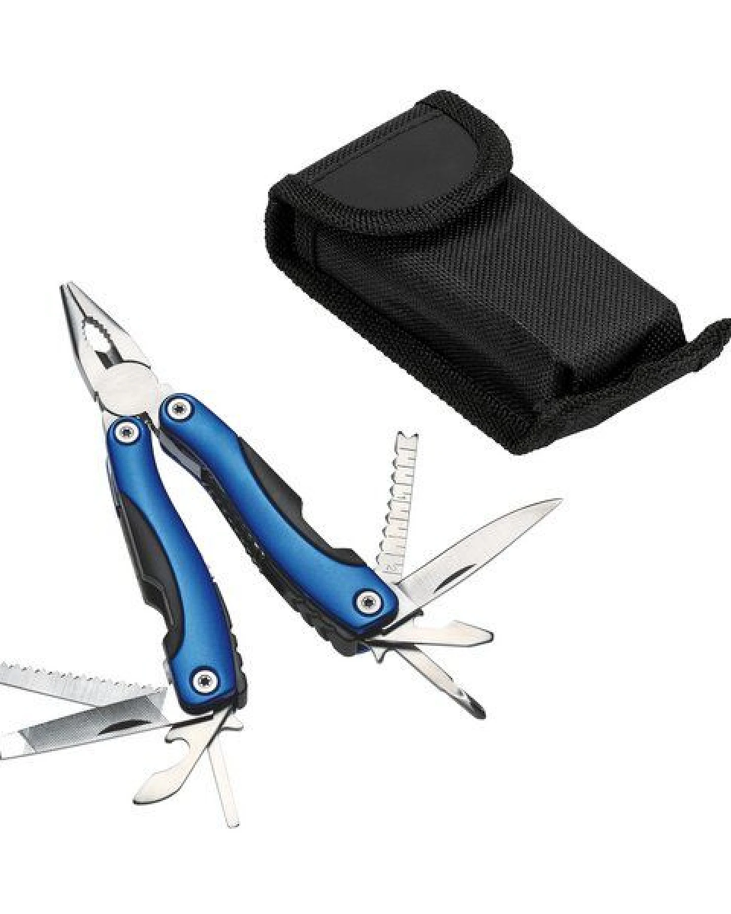 elasto Multifunktions-Taschenmesser "Legend" - 8in1 Werkzeug aus Edelstahl – Ansicht 2