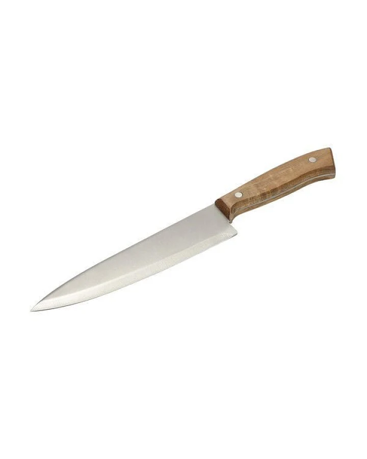 elasto Chefmesser -Küchenmesser aus Akazienholz mit scharfer Edelstahlklinge