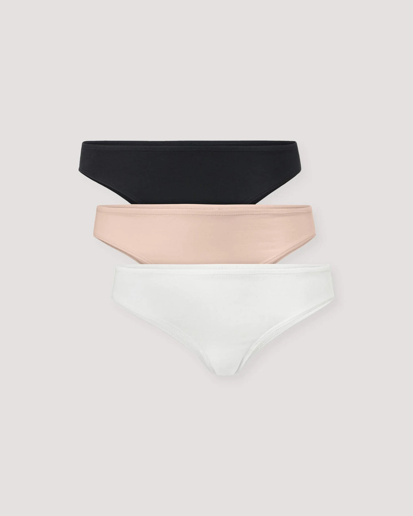 hessnatur Damen Slip Regular Cut im 3er-Pack COTTON FEEL aus Bio-Baumwolle - rosa - Größe 44 – Ansicht 4