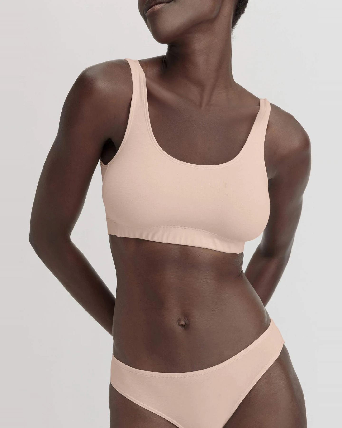hessnatur Damen Slip Regular Cut im 3er-Pack COTTON FEEL aus Bio-Baumwolle - rosa - Größe 46 – Ansicht 3
