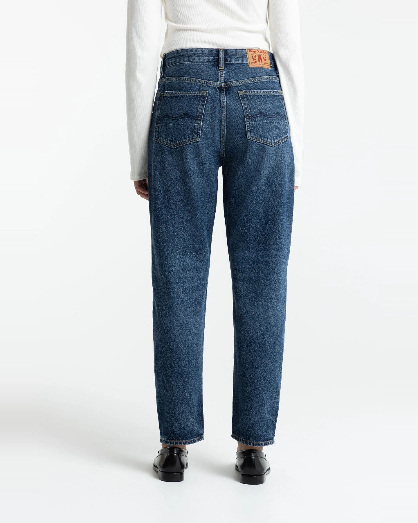 Jeans Caroline Cropped Zintare Dark Worn – Ansicht 2