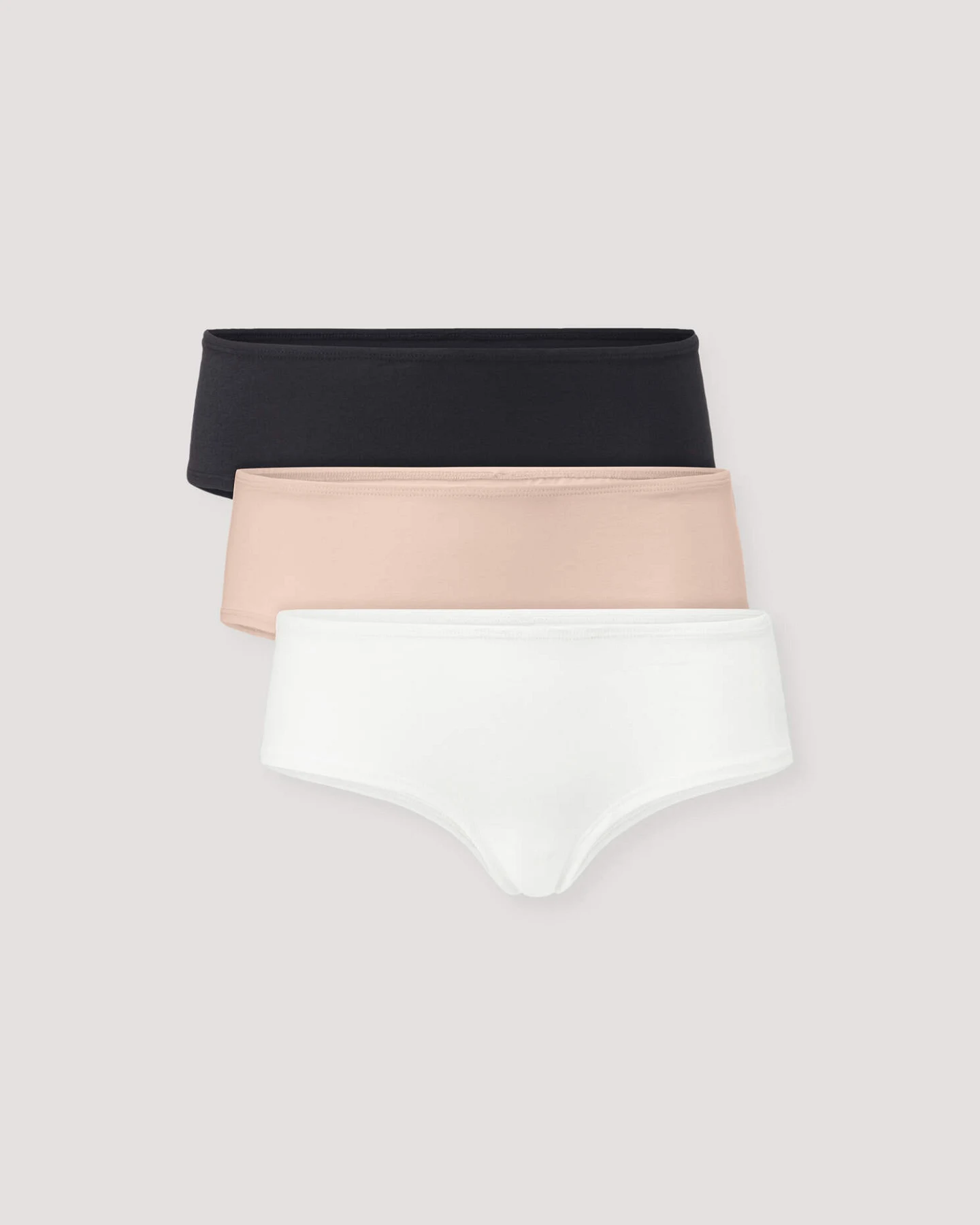 hessnatur Damen Panty Regular Cut im 3er-Pack COTTON FEEL aus Bio-Baumwolle - rosa - Größe 40 – Ansicht 3