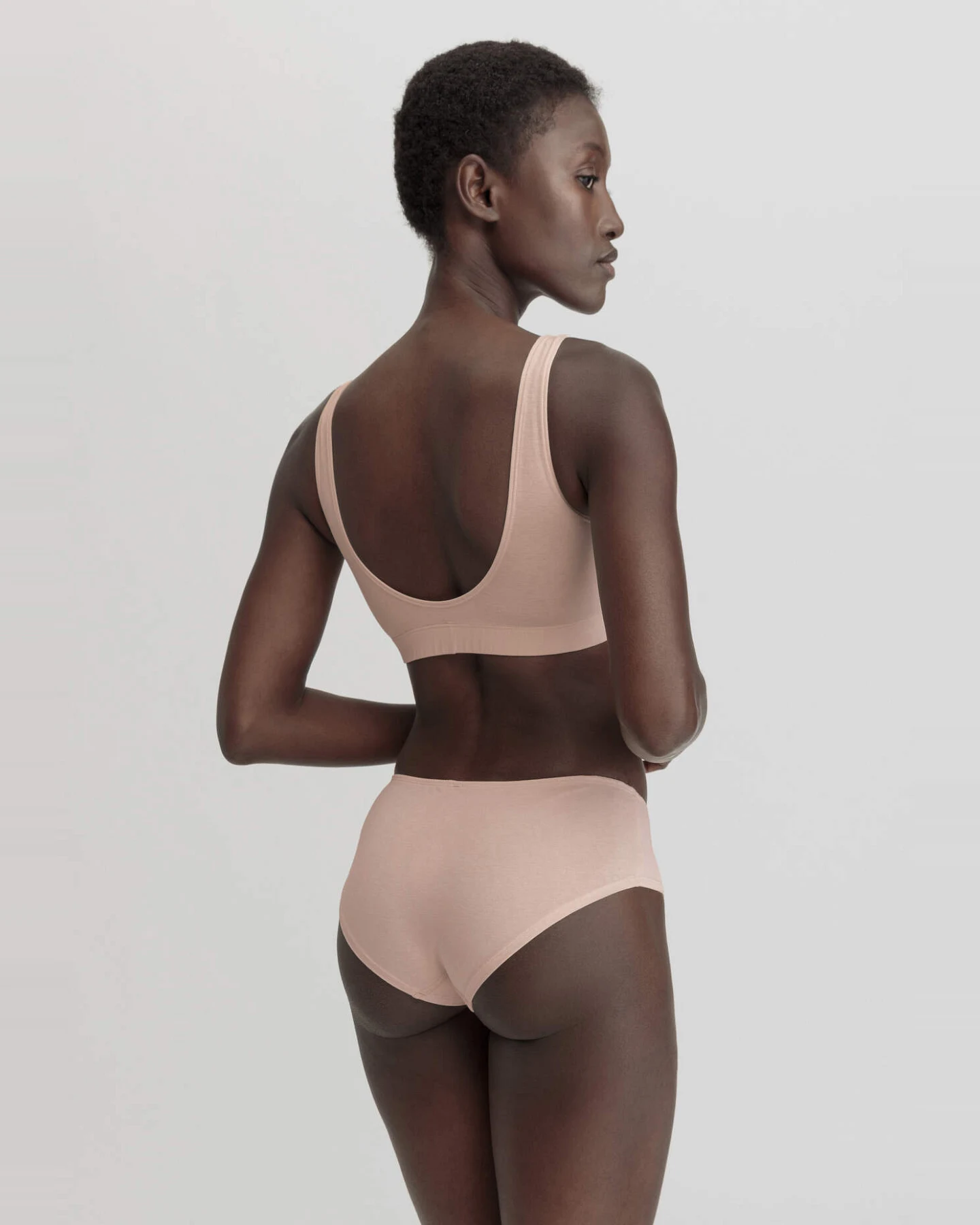 hessnatur Damen Panty Regular Cut im 3er-Pack COTTON FEEL aus Bio-Baumwolle - rosa - Größe 46 – Ansicht 2